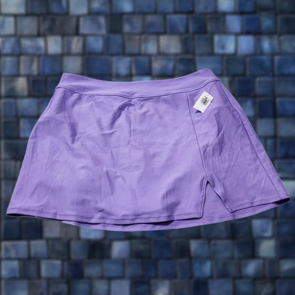 Old Navy Old Navy Womens L Skort Purple Elastic Waist Activewear Skirt Pull On Short 83% Polyester Spandex Size 36" / US 14 / IT 50 - 1 Thumbnail