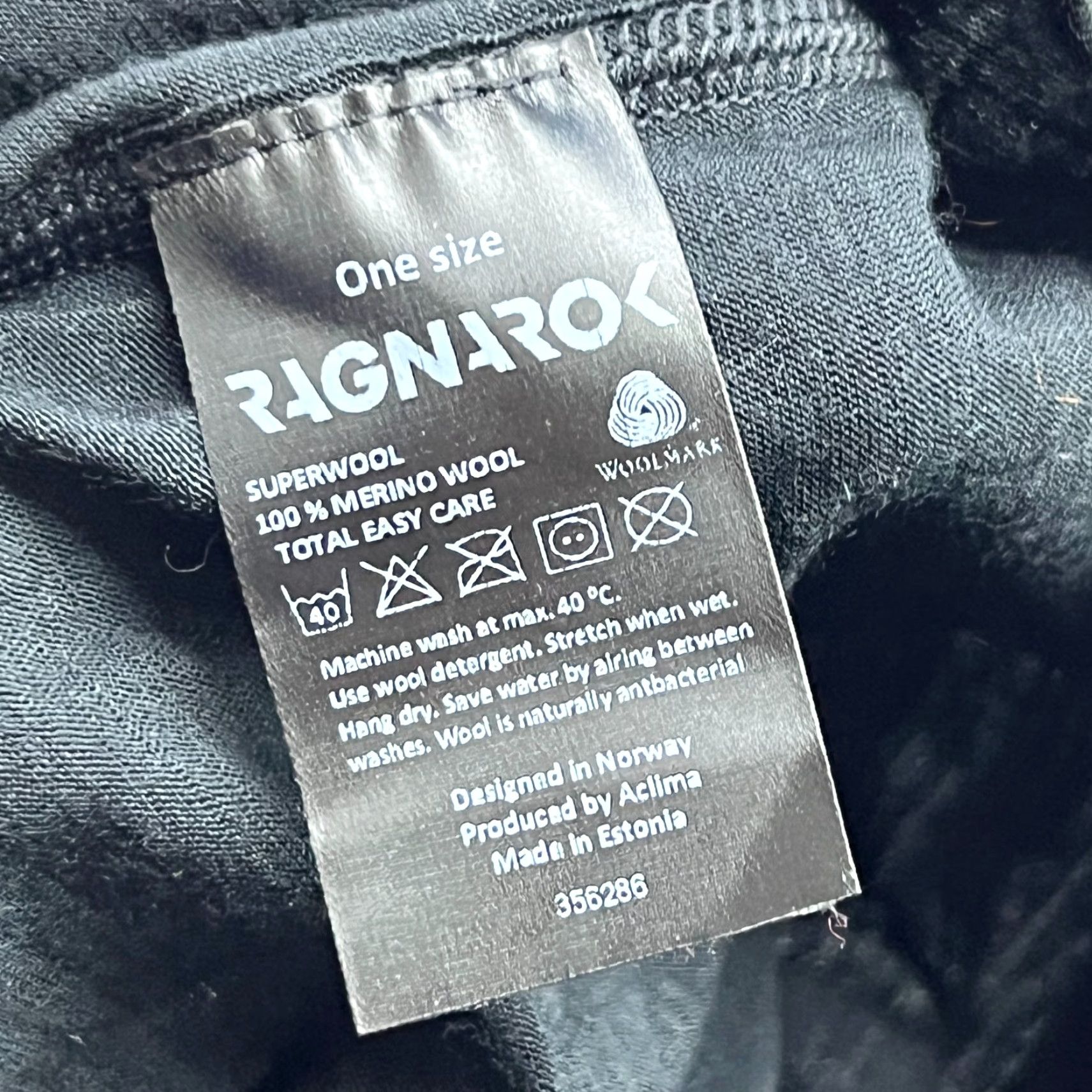 Vintage Ragnarok Clothing Neck Warmer Merino Wool One Size Tube Scarf Outdoor Gaiter Size ONE SIZE - 4 Thumbnail