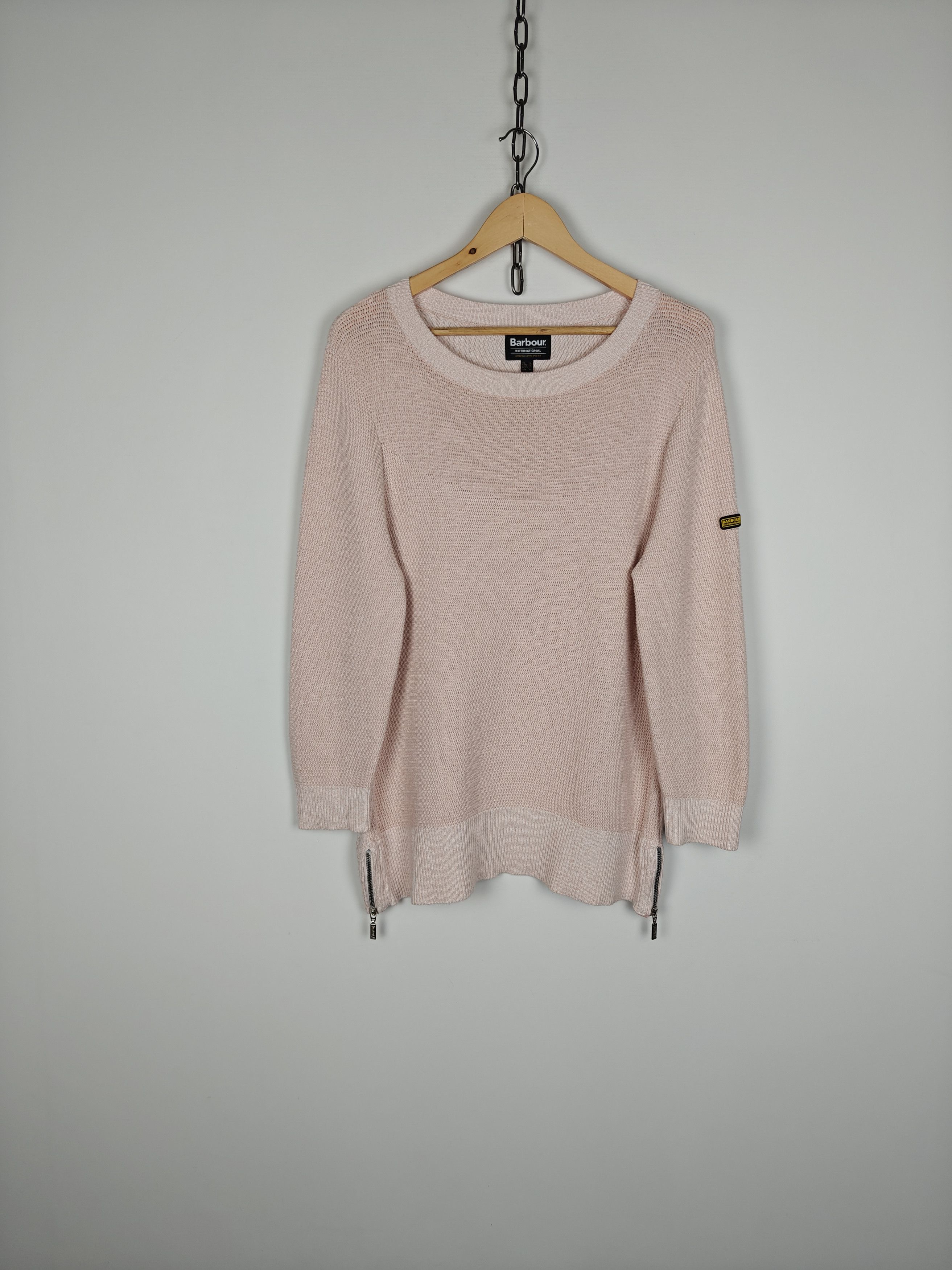Barbour Barbour International Sweater Knit Pullover Peach size US12 Size XL / US 12-14 / IT 48-50 - 1 Thumbnail