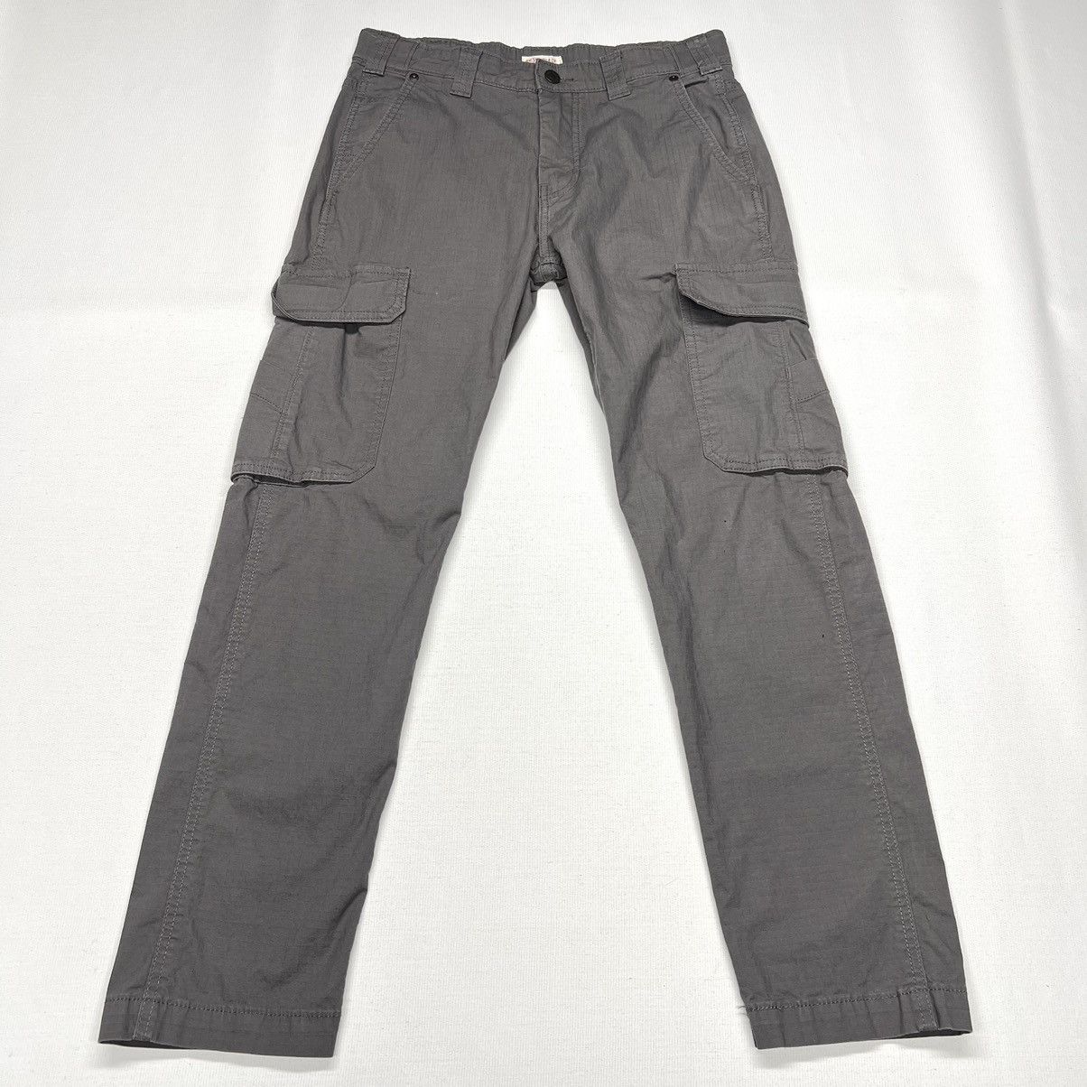 Levi's Levis Cargo Pants Grey Ripstop Straight Tactical Y2K Size US 29 - 1 Thumbnail