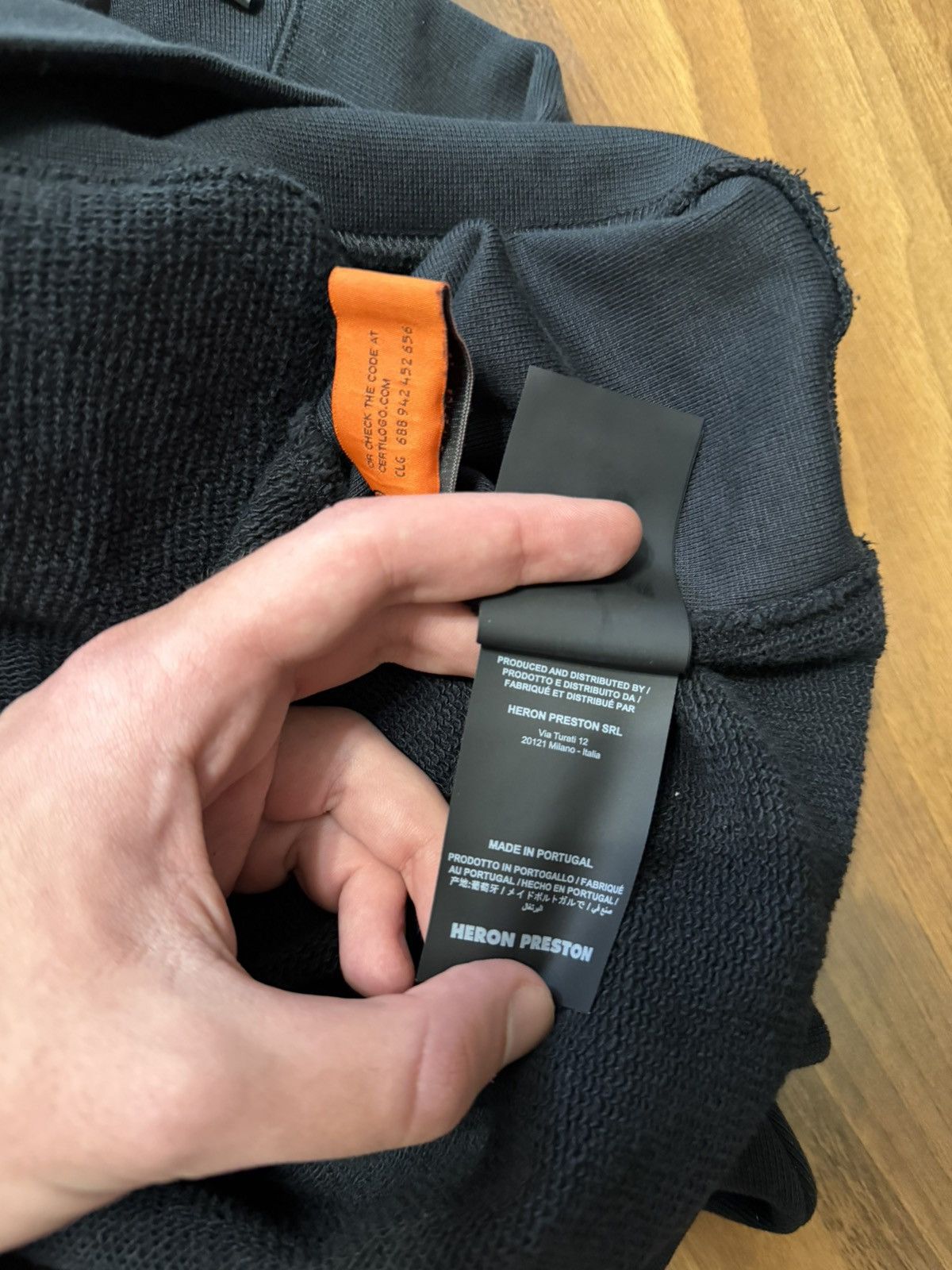 Heron Preston Heron Preston Black Hoodie Size US XL / EU 56 / 4 - 7 Thumbnail
