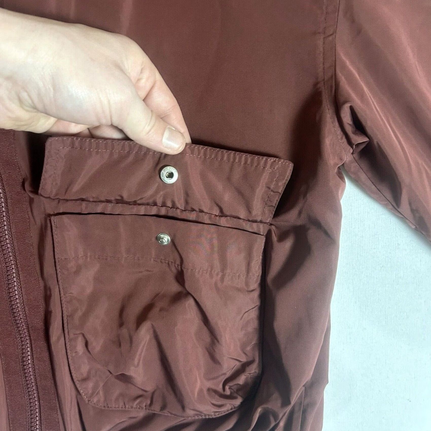 Old Navy Old Navy Windbreaker Jacket Womens S Red Short Sleeve? Size S / US 4 / IT 40 - 5 Thumbnail