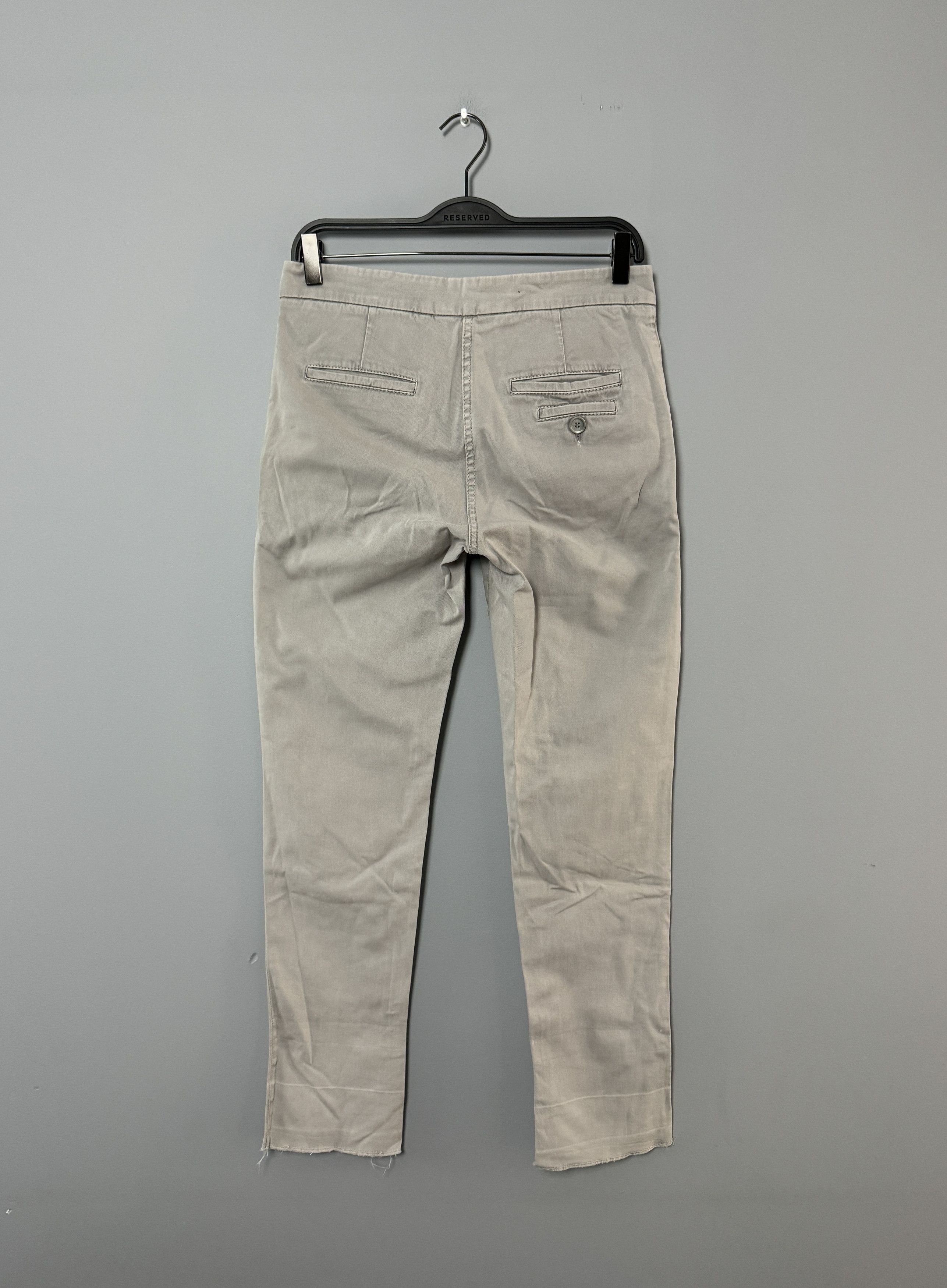 Brunello Cucinelli Women's Brunello Cucinelli Chino Pants Gray Size Ita 40 US 4 Size 27" / US 4 / IT 40 - 5 Thumbnail