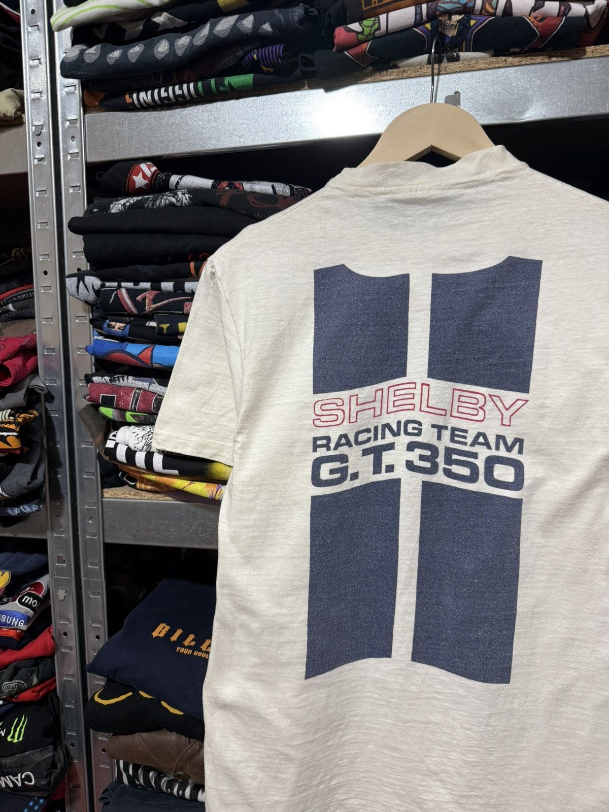 Vintage Vintage 90’s Ford Mustang Shelby Racing Team GT 350 T-Shirt Size US S / EU 44-46 / 1 - 4 Thumbnail