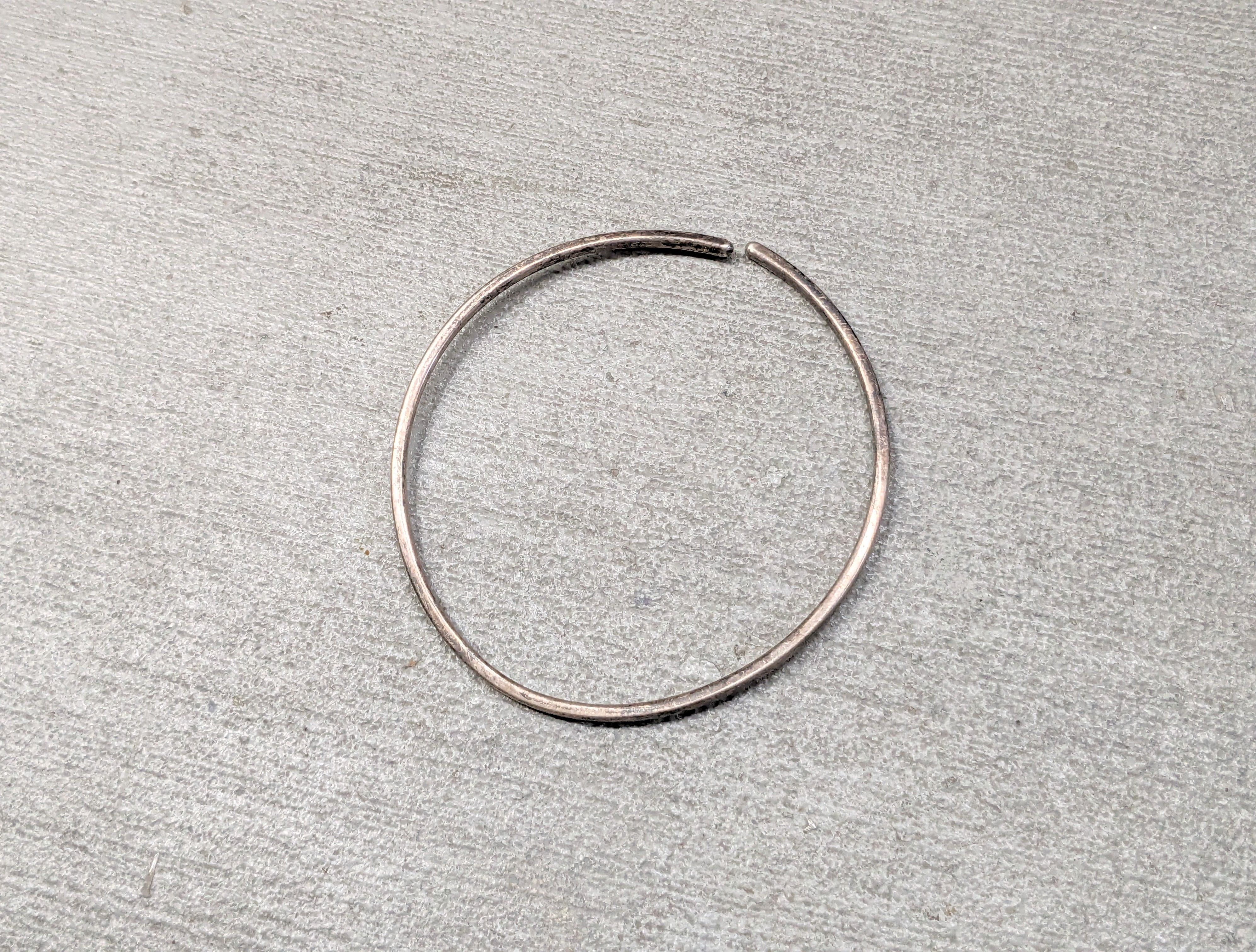 Other Vintage Sterling Silver Collar Necklace Choker 13" Y2K Size ONE SIZE - 1 Thumbnail