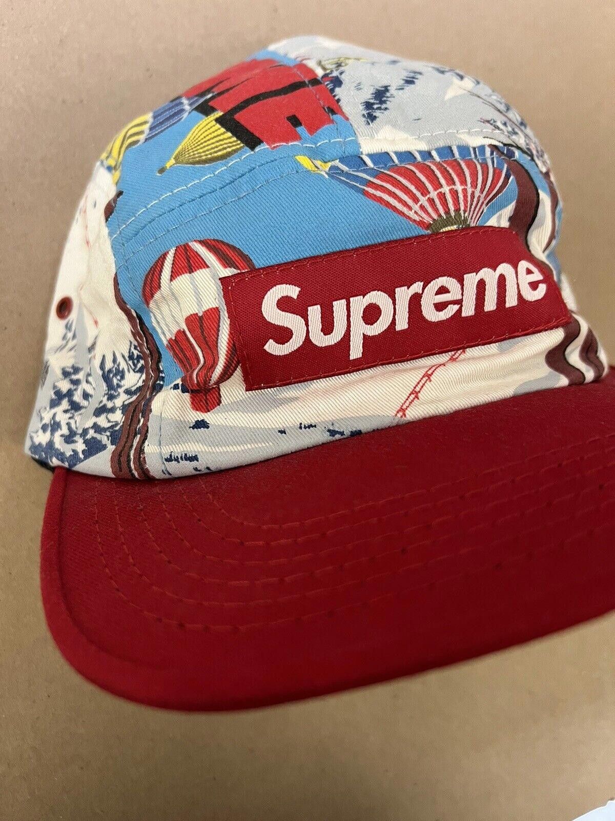 Supreme FW08 Supreme Ballon Lodge Box Logo 5 Panel Camp Cap Hat 2008 Size ONE SIZE - 3 Thumbnail