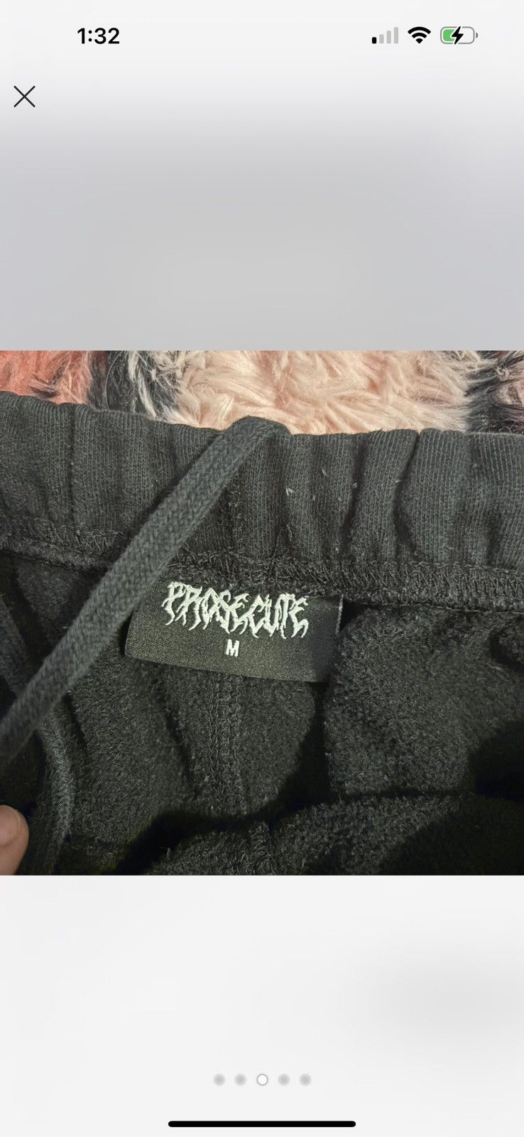 Other Black By Prosecute Rhinestoned Sweatpants Size 27" / US 4 / IT 40 - 3 Thumbnail