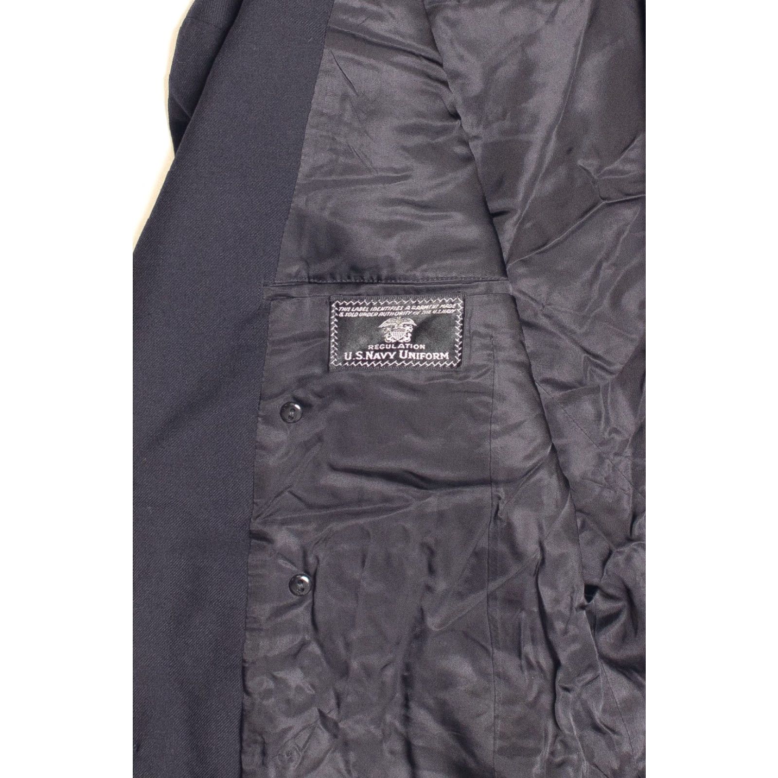 Avenue VINTAGE Saks Fifth Avenue Black Military Style Tuxedo Jacket Small 142 Saks Fifth Avenue Jacket Black Small 142 Mens Womens Girls Boys Size 36R - 4 Thumbnail