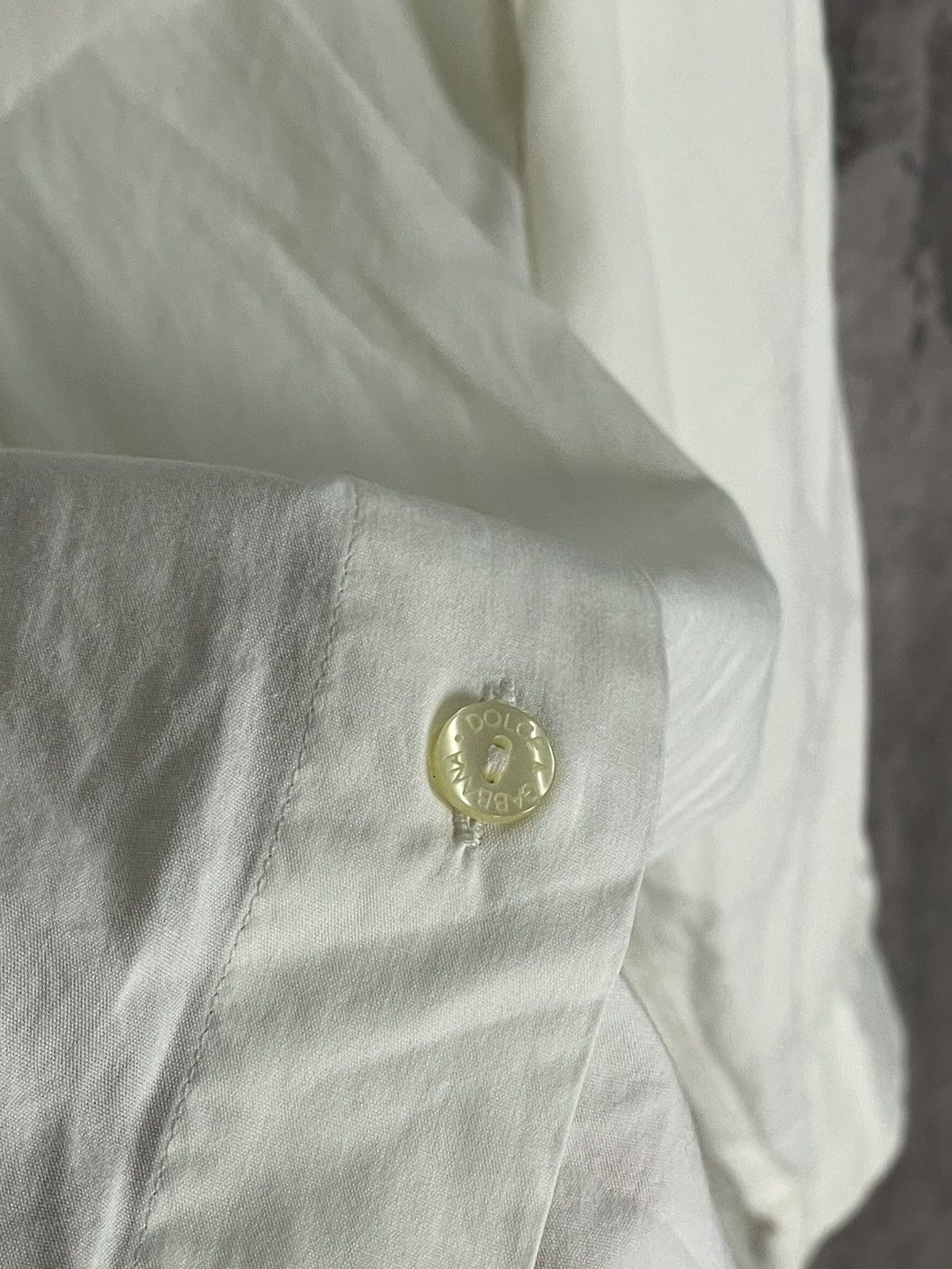 Dolce & Gabbana Vintage Women’s Dolce Gabbanna Basic White Shirt Button Up Size XS / US 0-2 / IT 36-38 - 9 Thumbnail