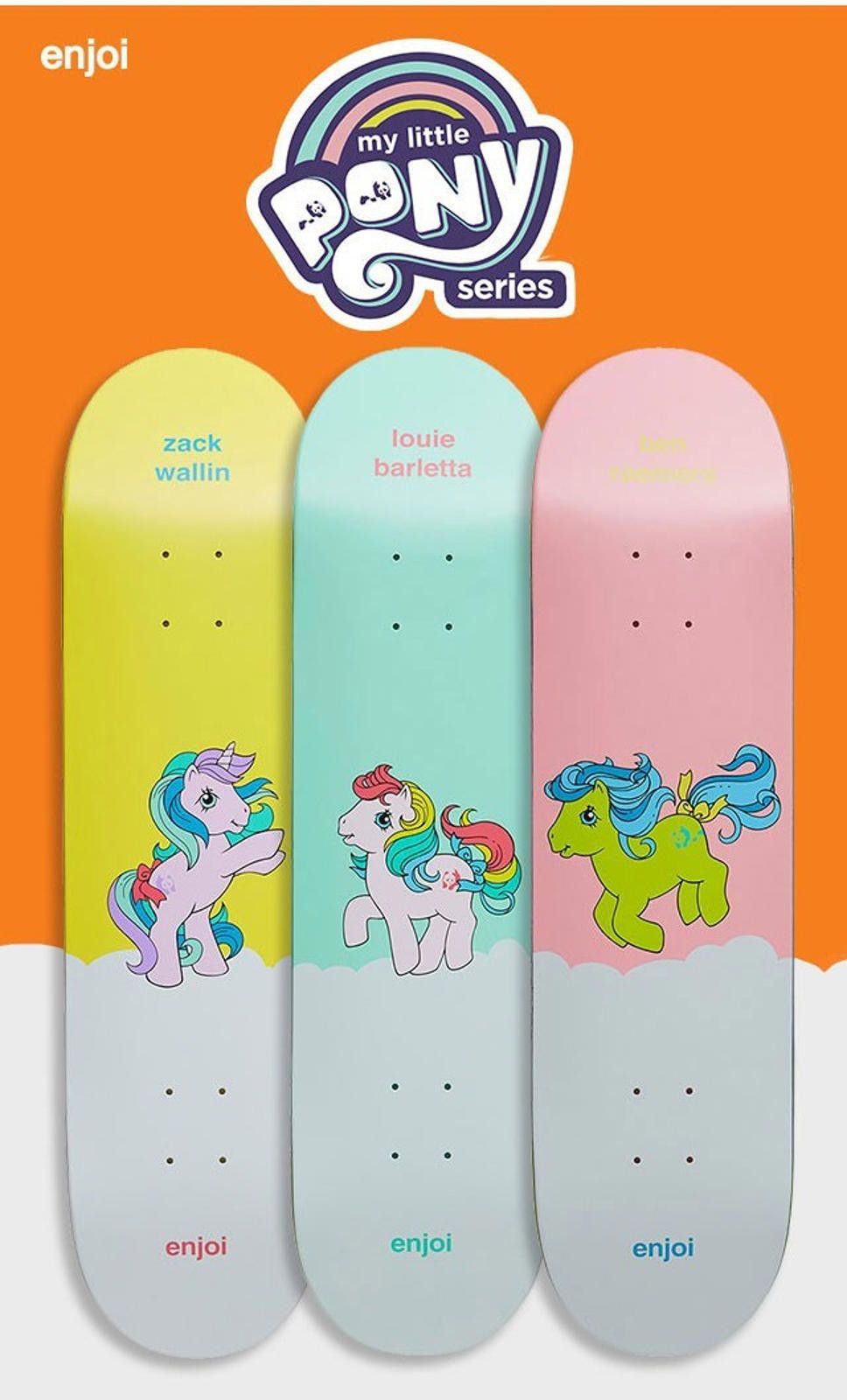 NEW) Enjoi Zack Wallin 8.0 My Little Pony Skateboard Deck