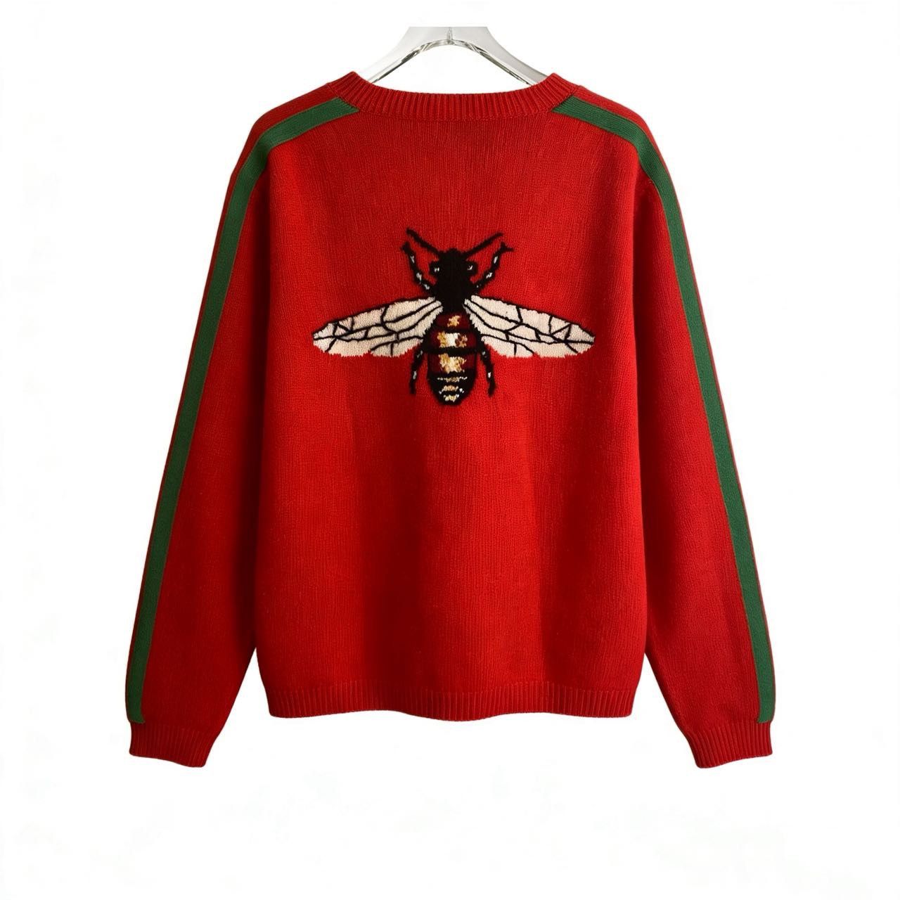 Gucci Gucci Insect Jacquard Long Sleeve Pullover Unisex K26WX Size US S / EU 44-46 / 1 - 2 Thumbnail