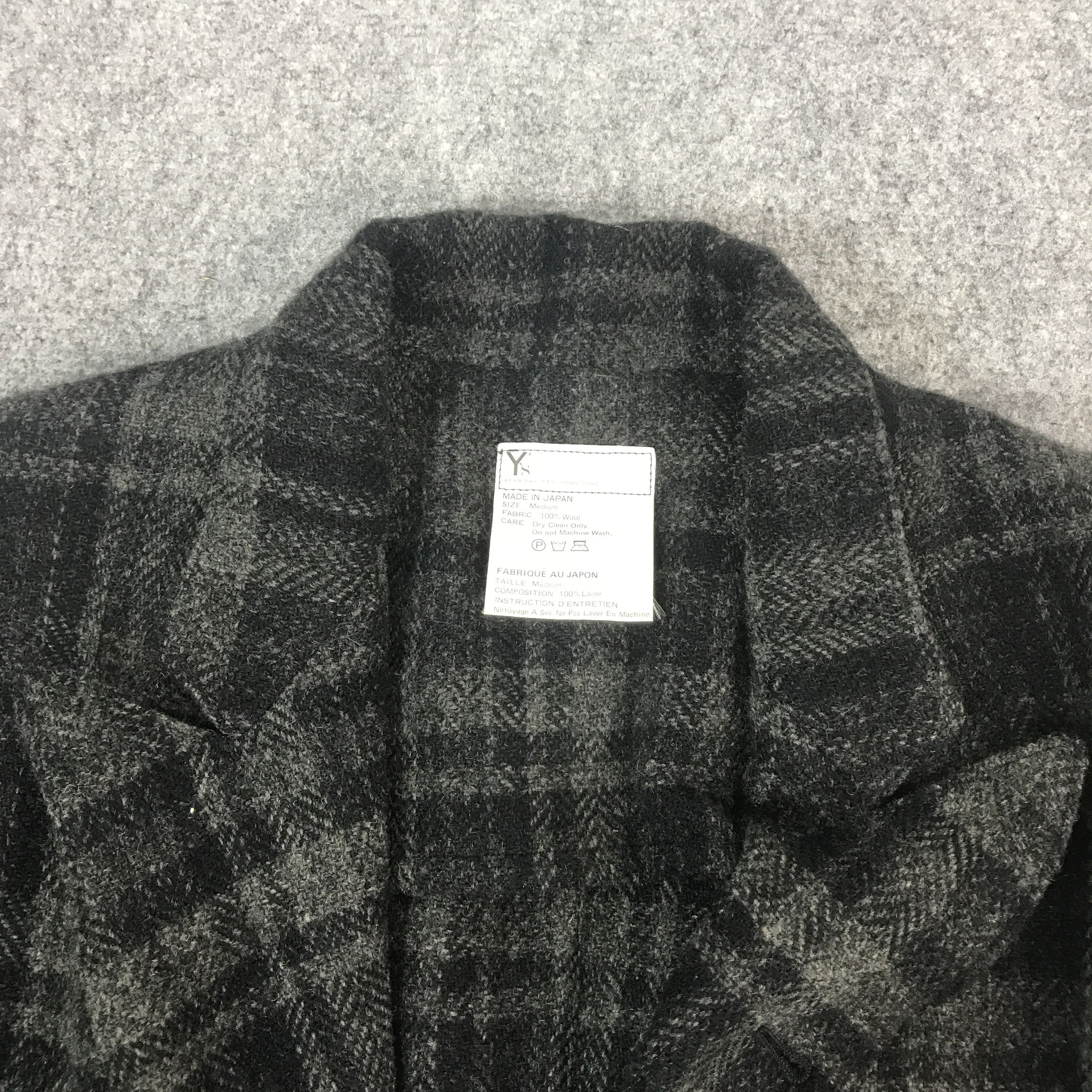 Yohji Yamamoto Y's By Yohji Yamamoto Wool Button Jacket Size US M / EU 48-50 / 2 - 7 Thumbnail