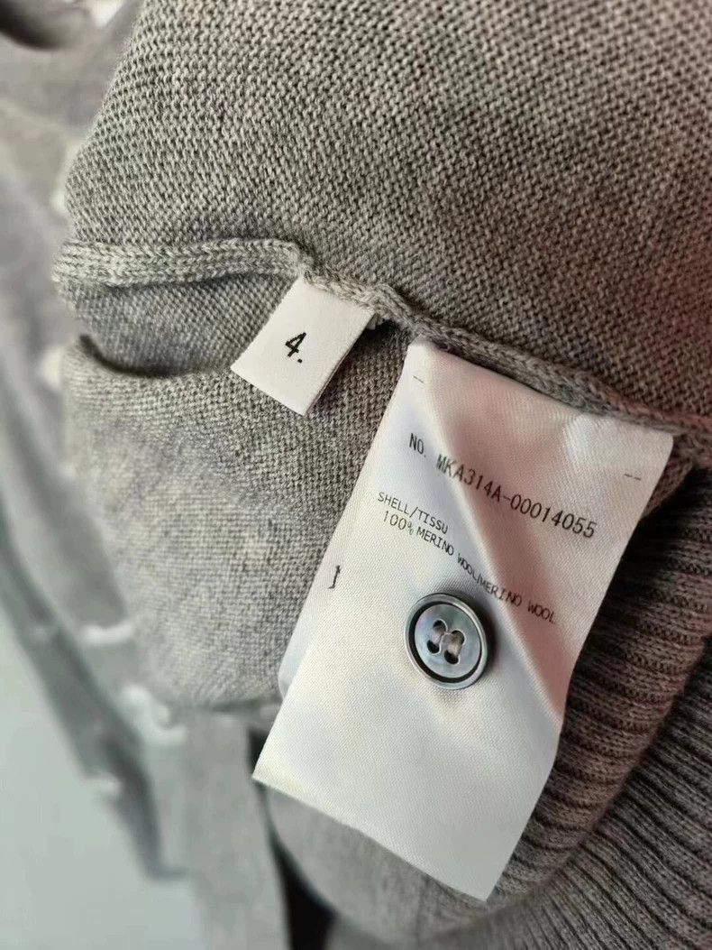 Thom Browne Thom Browne Wool sweater knitwear Size US XL / EU 56 / 4 - 2 Thumbnail