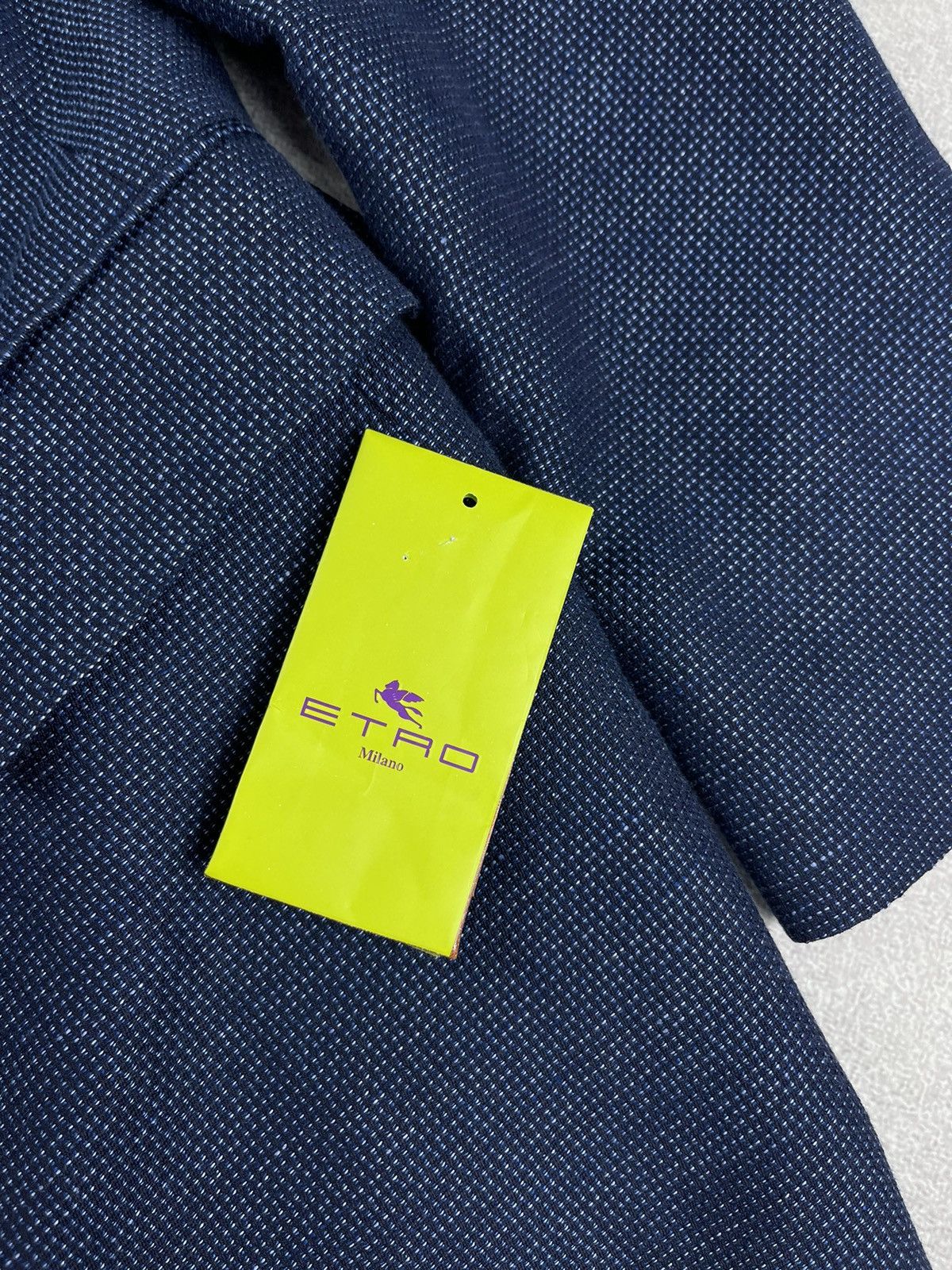 Etro Etro Blue Check Wool Blazer Size 54 Size 44R - 13 Thumbnail