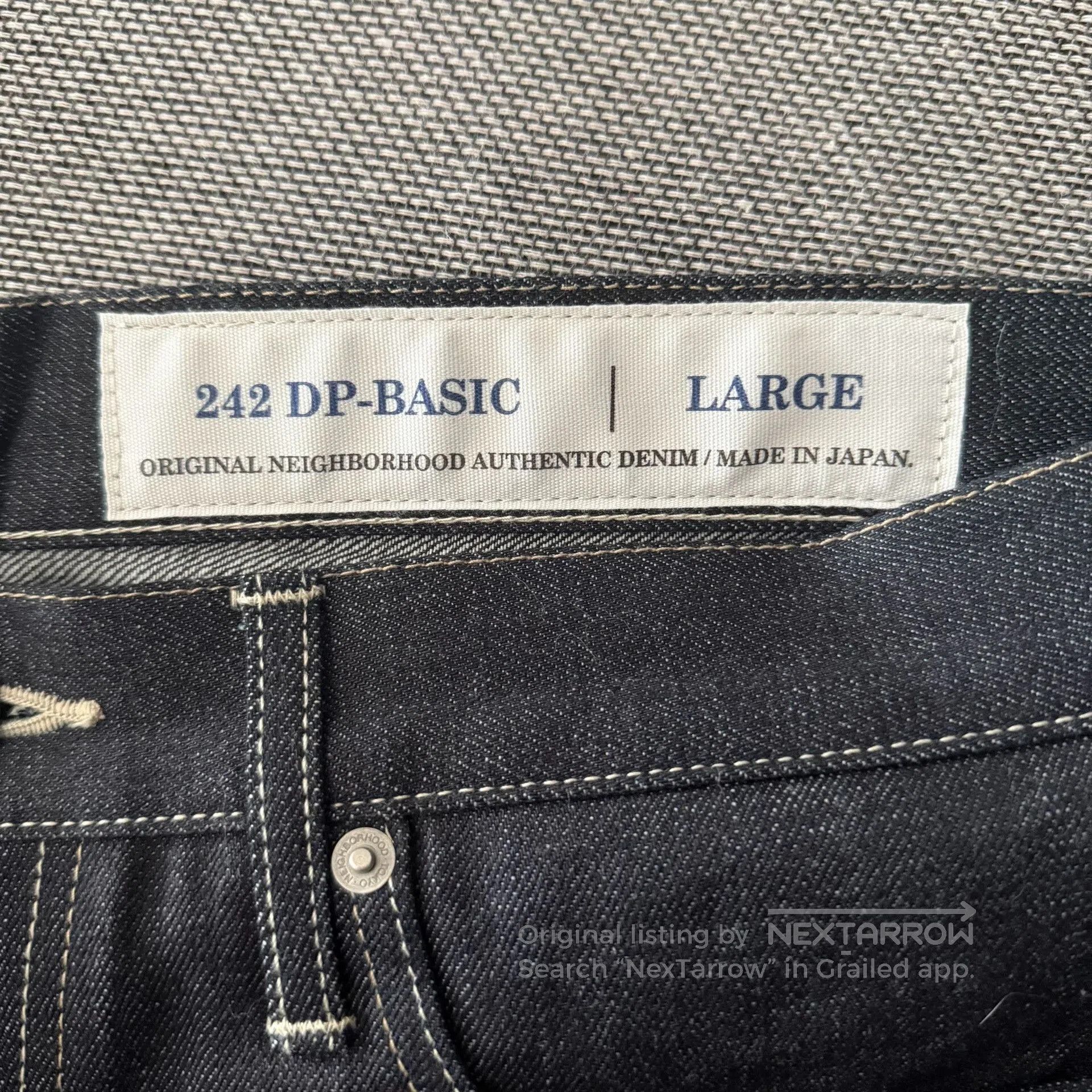 Neighborhood Neighborhood 24AW Basic Raw Jeans. Size US 36 / EU 52 - 7 Thumbnail
