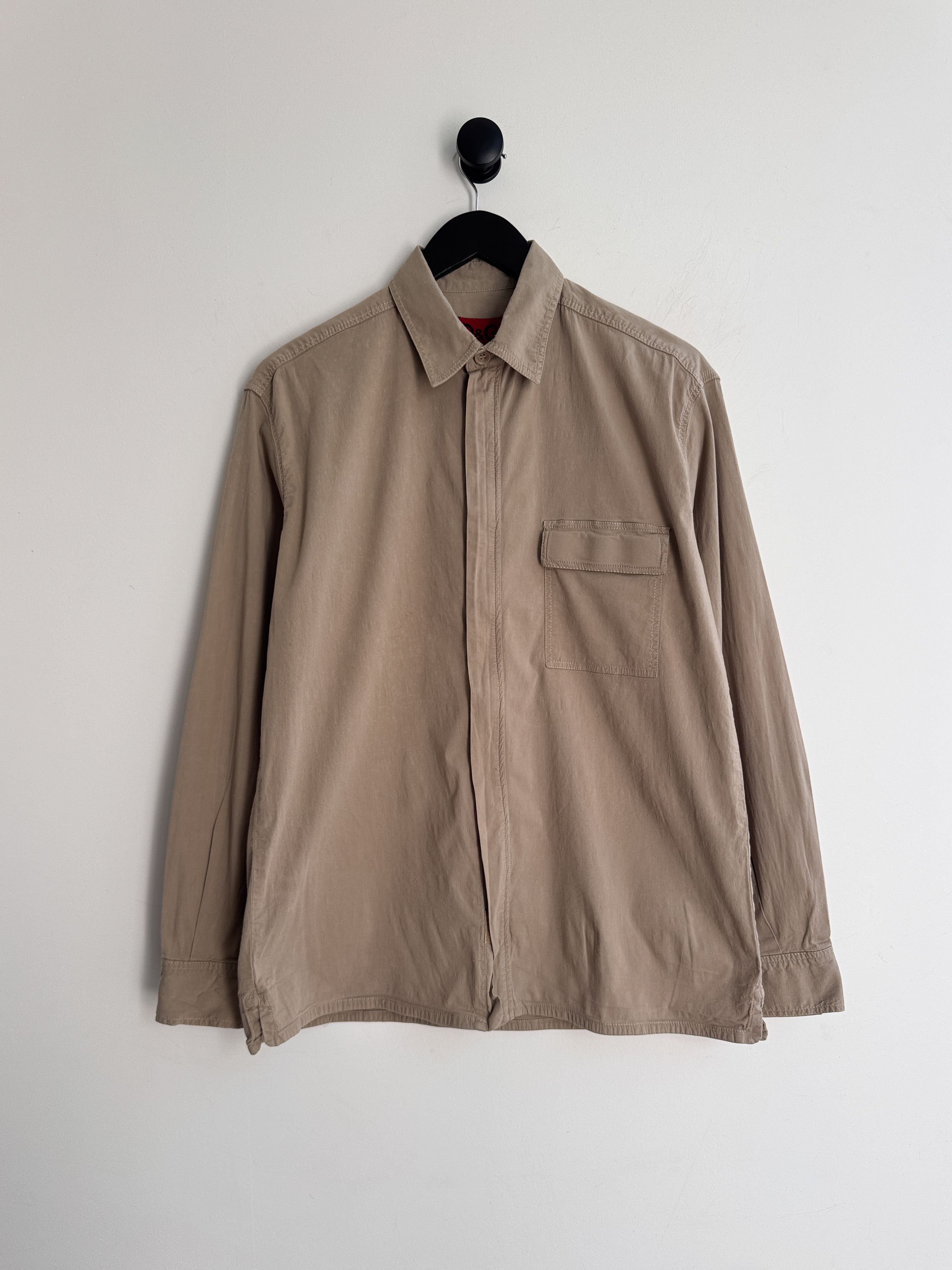 Dolce & Gabbana Vintage 90s Dolce & Gabbana D&G Zip Shirt Jacket Size US L / EU 52-54 / 3 - 1 Thumbnail