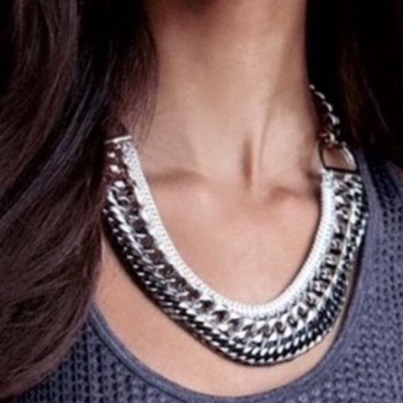 Other Stella & Dot Femme Fatale chunky link collar necklace Size ONE SIZE - 7 Thumbnail