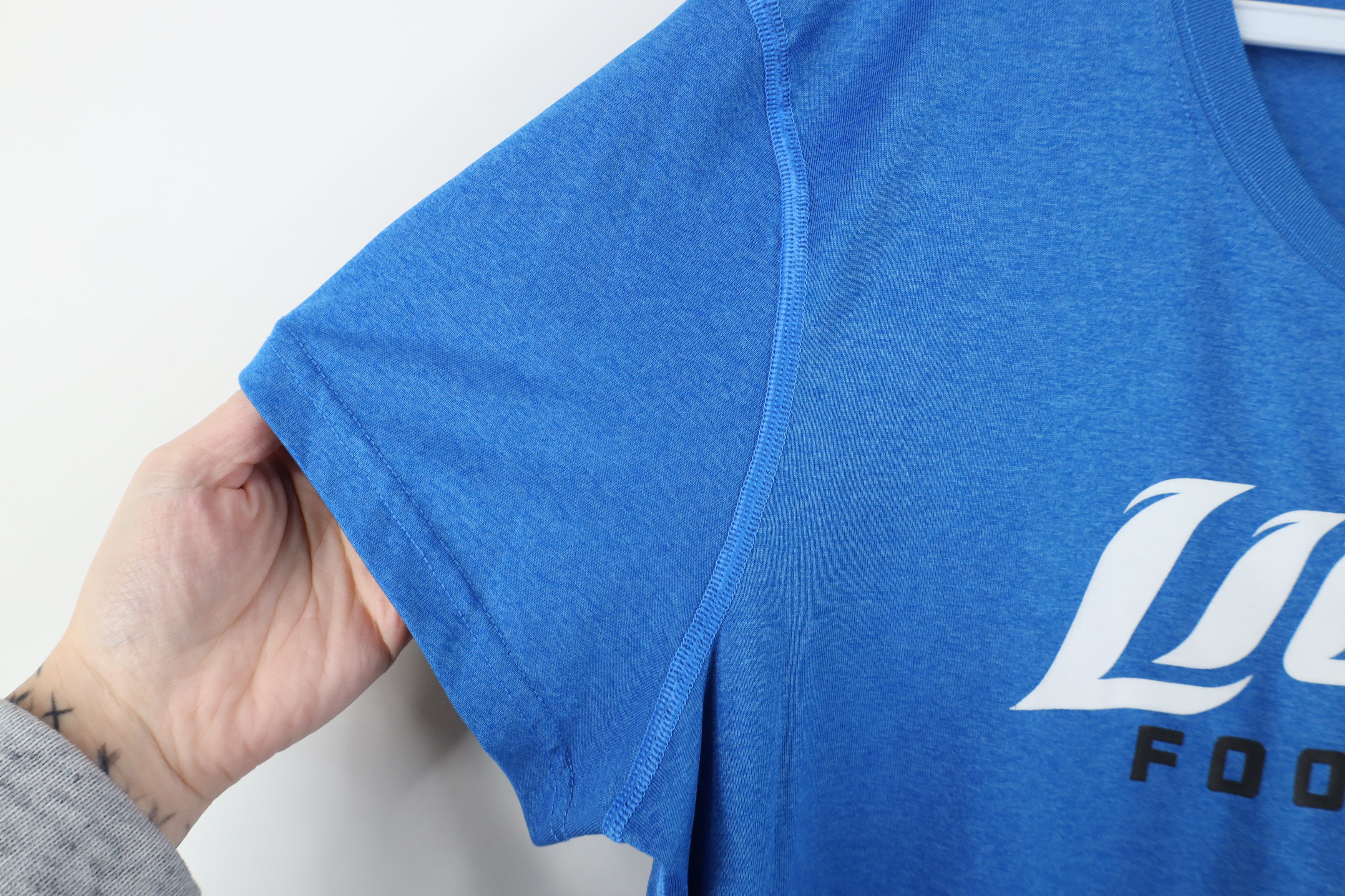Nike Nike NFL Lions Football Short Sleeve T-Shirt Blue Dri-Fit Size L / US 10 / IT 46 - 9 Thumbnail