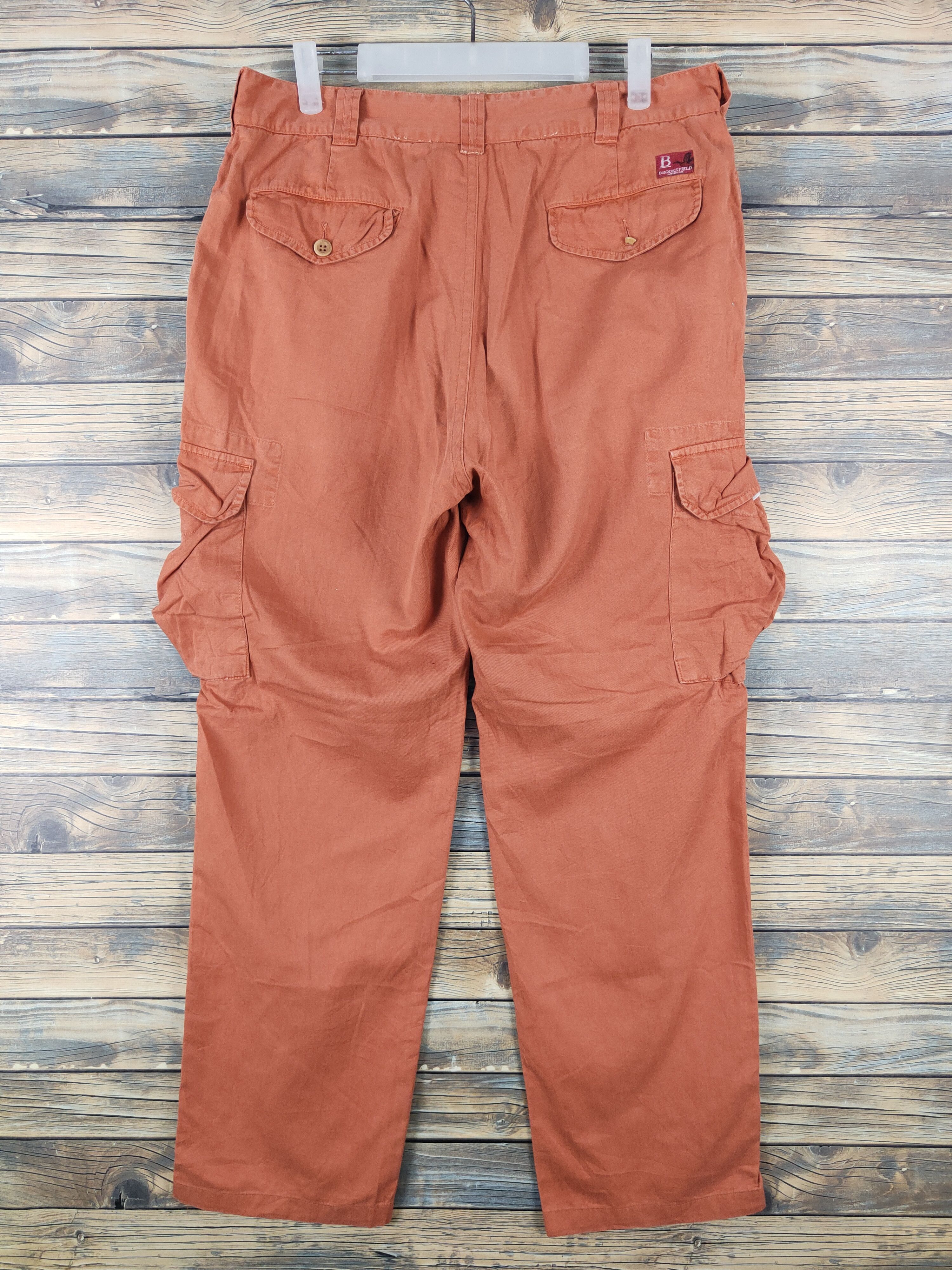 Brooksfield Brooksfield Orange Multipocket Tactical Cargo Pants #W1703 Size US 32 / EU 48 - 7 Thumbnail