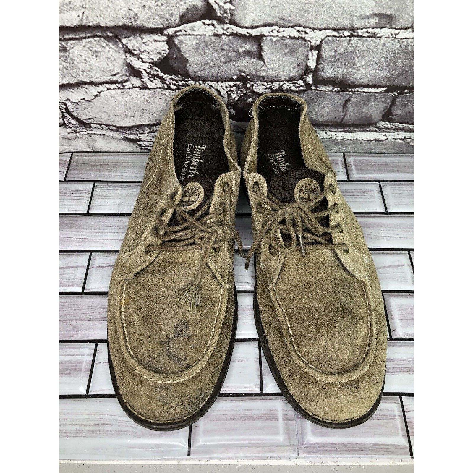 Timberland Timberland Earth Keepers Taupe Oxfords Moc Toe Lace Up Shoes Size US 8.5 / EU 41-42 - 4 Thumbnail
