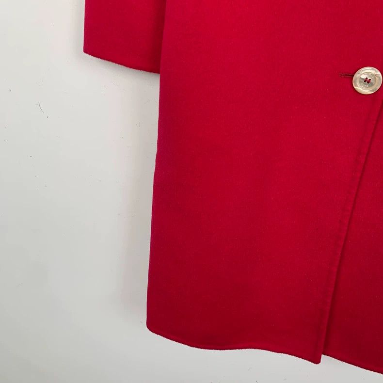 Gucci GucciRed bow wool lapel single-breasted coat 2503-Nextarrow Size XS / US 0-2 / IT 36-38 - 4 Thumbnail
