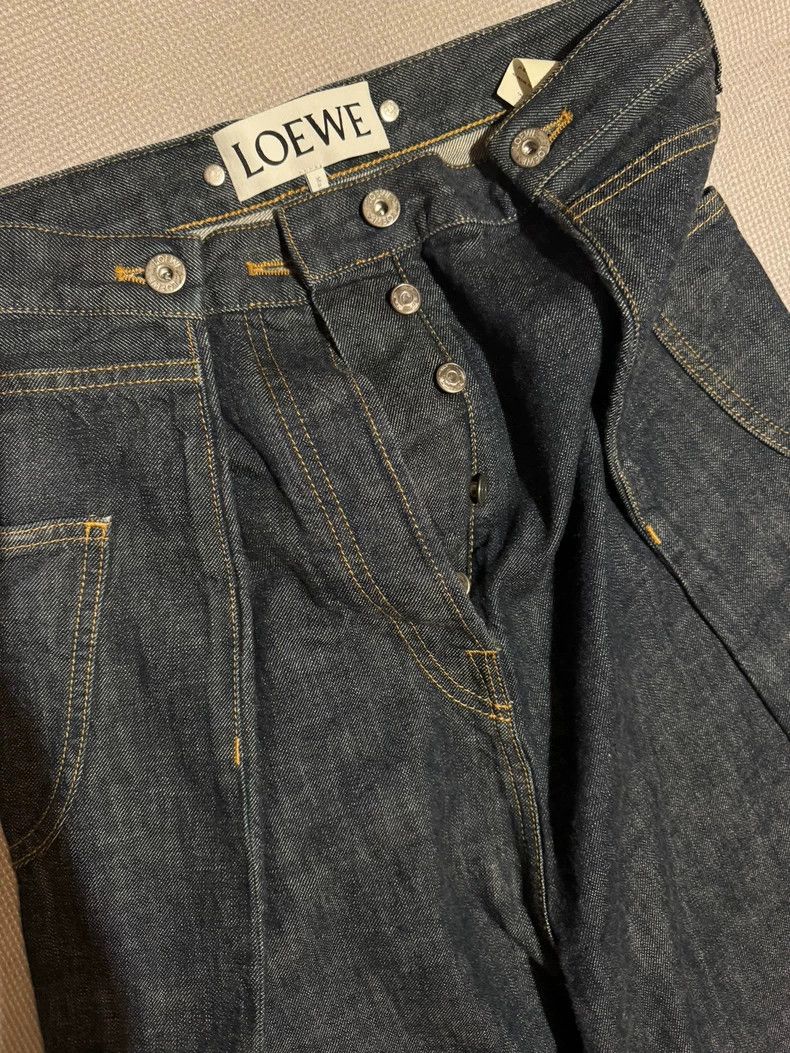 Loewe Loewe High waist denim trousers Size 33" - 3 Thumbnail
