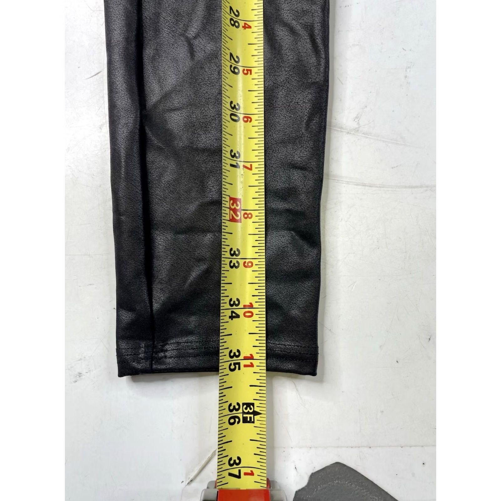 Spanx Spanx Black Faux Leather Leggings Womens Large High Waist Stretch 2437 Size 36" / US 14 / IT 50 - 3 Thumbnail