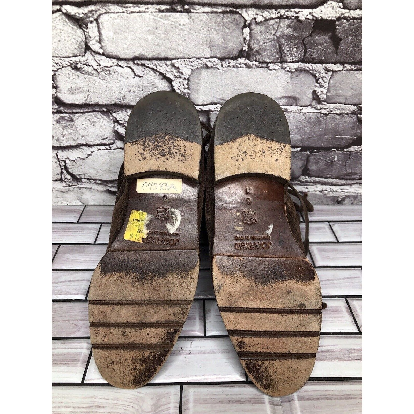 Other Joan & David Brown Suede Leather Back Lace Up Heels Boots Wo Size US 6 / IT 36 - 8 Thumbnail