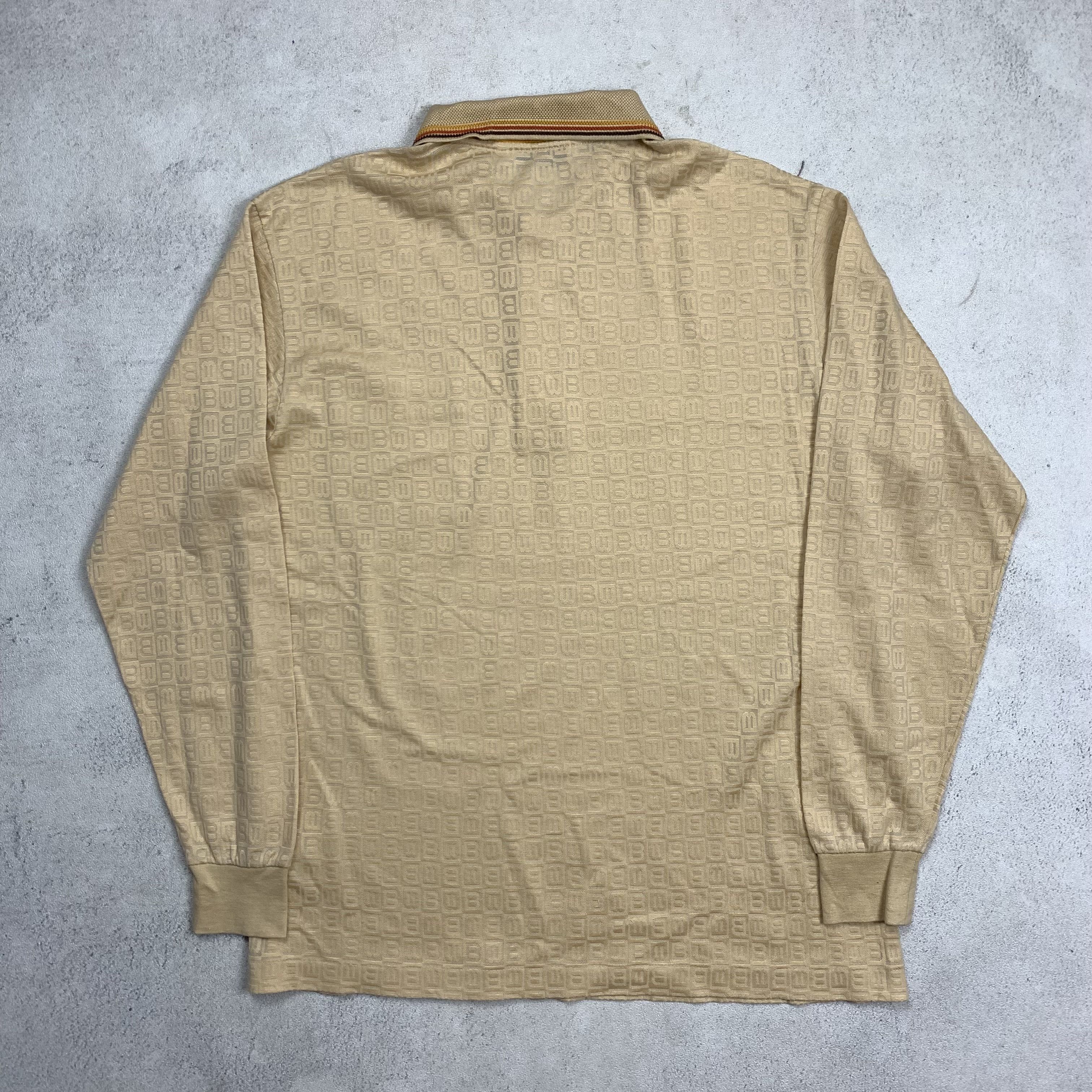 Balenciaga Vintage Balenciaga Monogram Longsleeve Tshirt Size US M / EU 48-50 / 2 - 2 Thumbnail