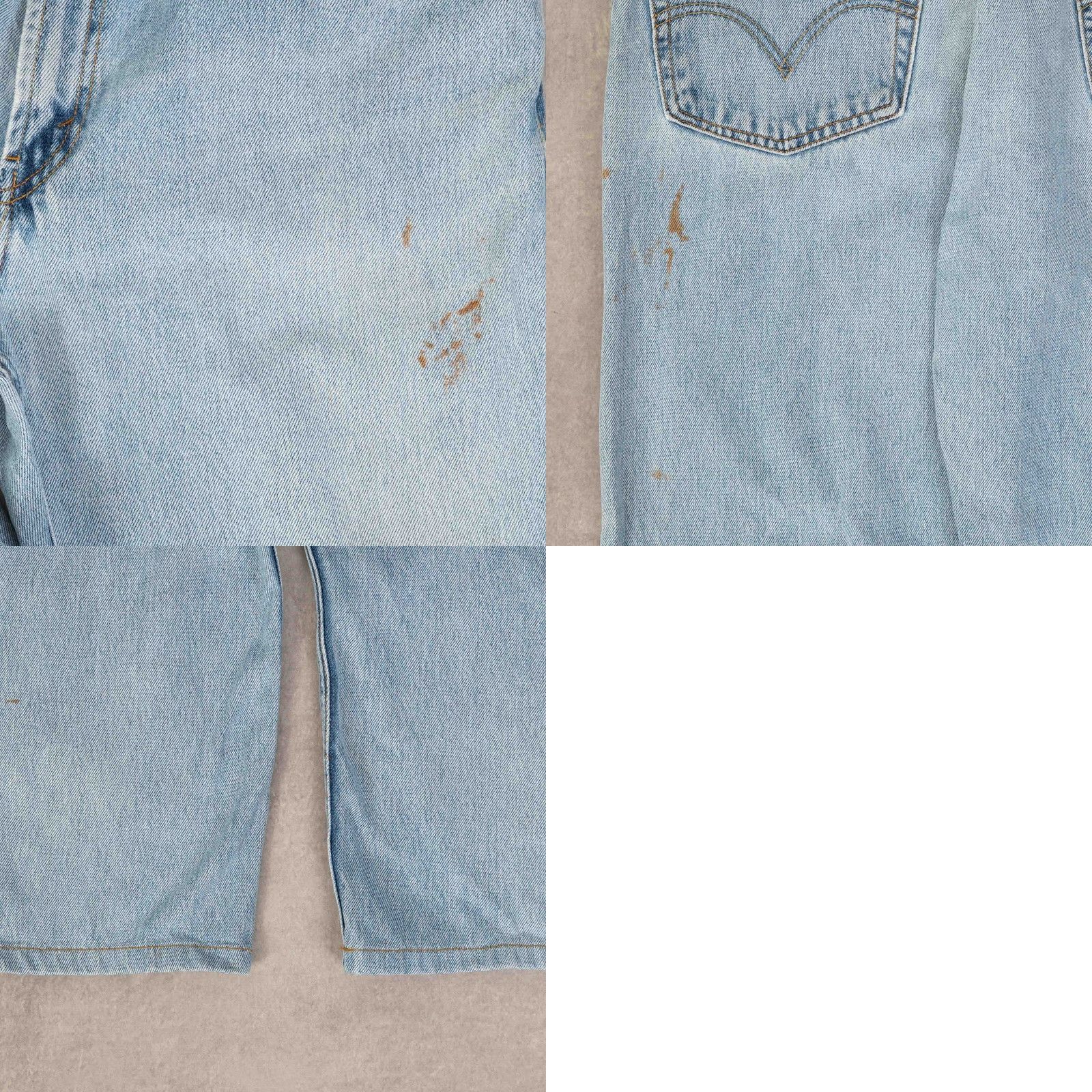 Levi's VINTAGE Levi's 505 Straight Fit Painter Jeans Mens Light Blue Denim Size US 36 / EU 52 - 8 Thumbnail