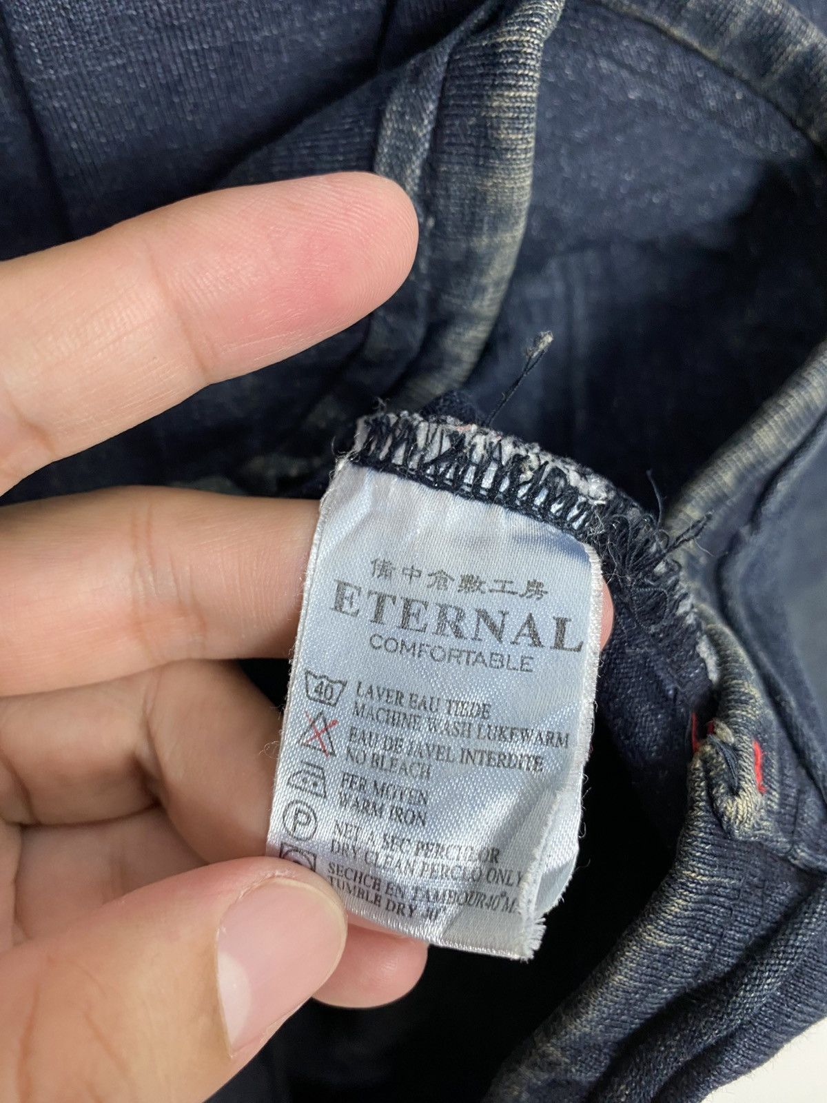 Eternal Rare‼️ Vintage Eternal Cardigan Indigo Size US M / EU 48-50 / 2 - 7 Thumbnail
