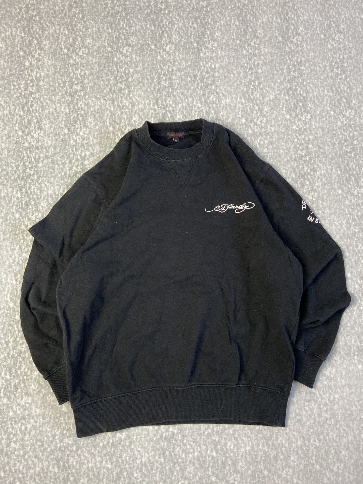 Ed Hardy Vintage Ed Hardy crew neck Sweatshirt Embroidered logo Size US M / EU 48-50 / 2 - 2 Thumbnail