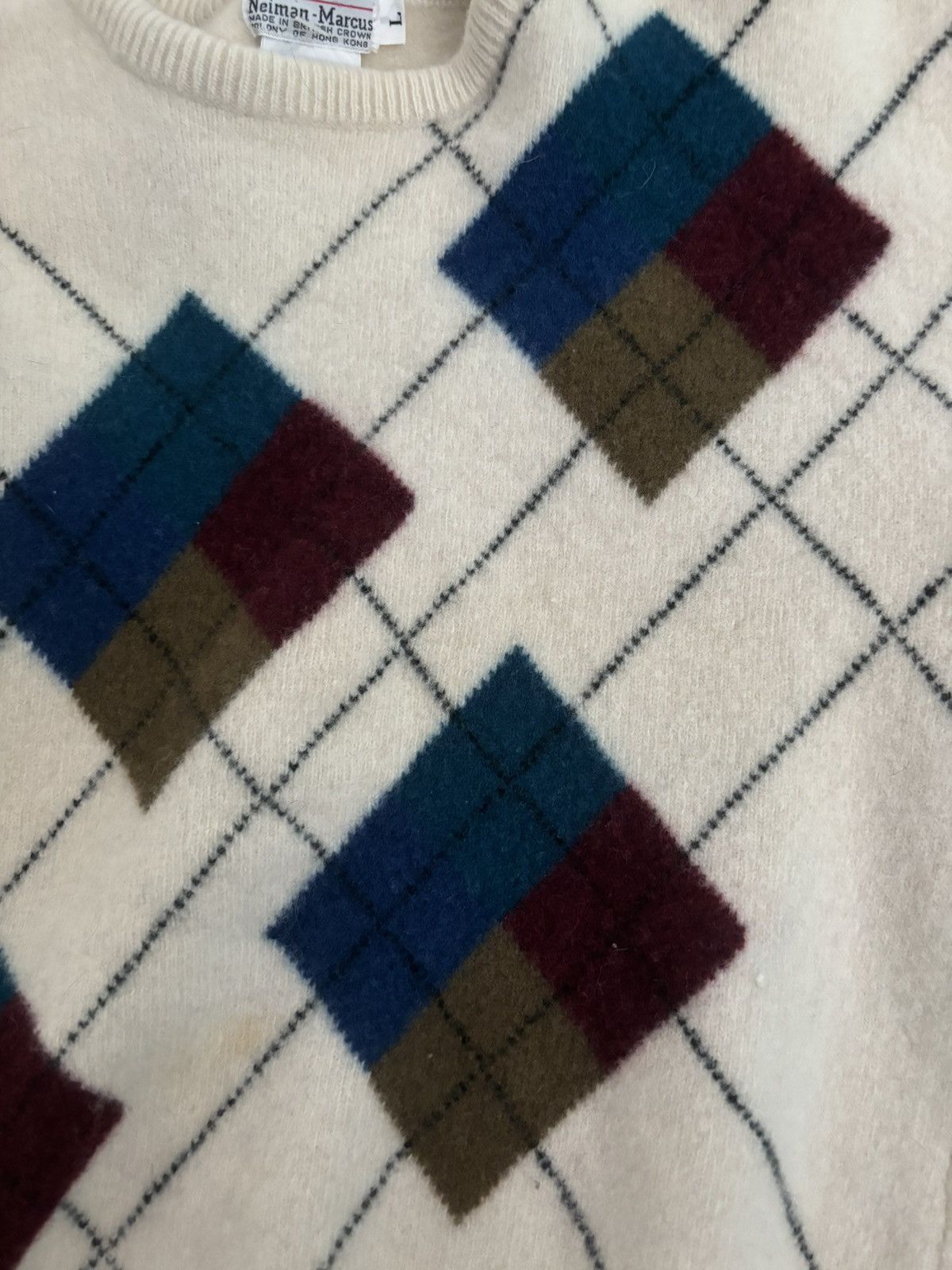 Designer × Neiman Marcus RARE cream neiman marcus lambswool sweater CREAM Size US XS / EU 42 / 0 - 4 Thumbnail