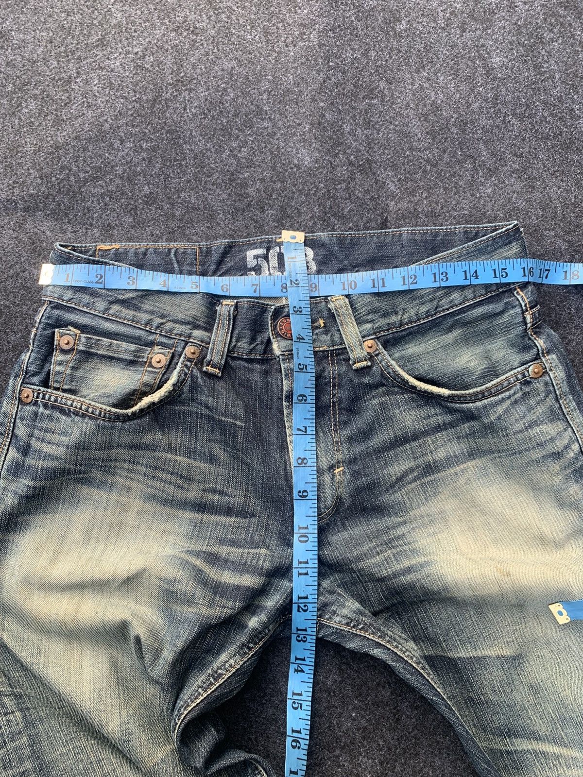 Edwin VINTAGE EDWIN 503 FADE BLUE. Size US 32 / EU 48 - 7 Thumbnail