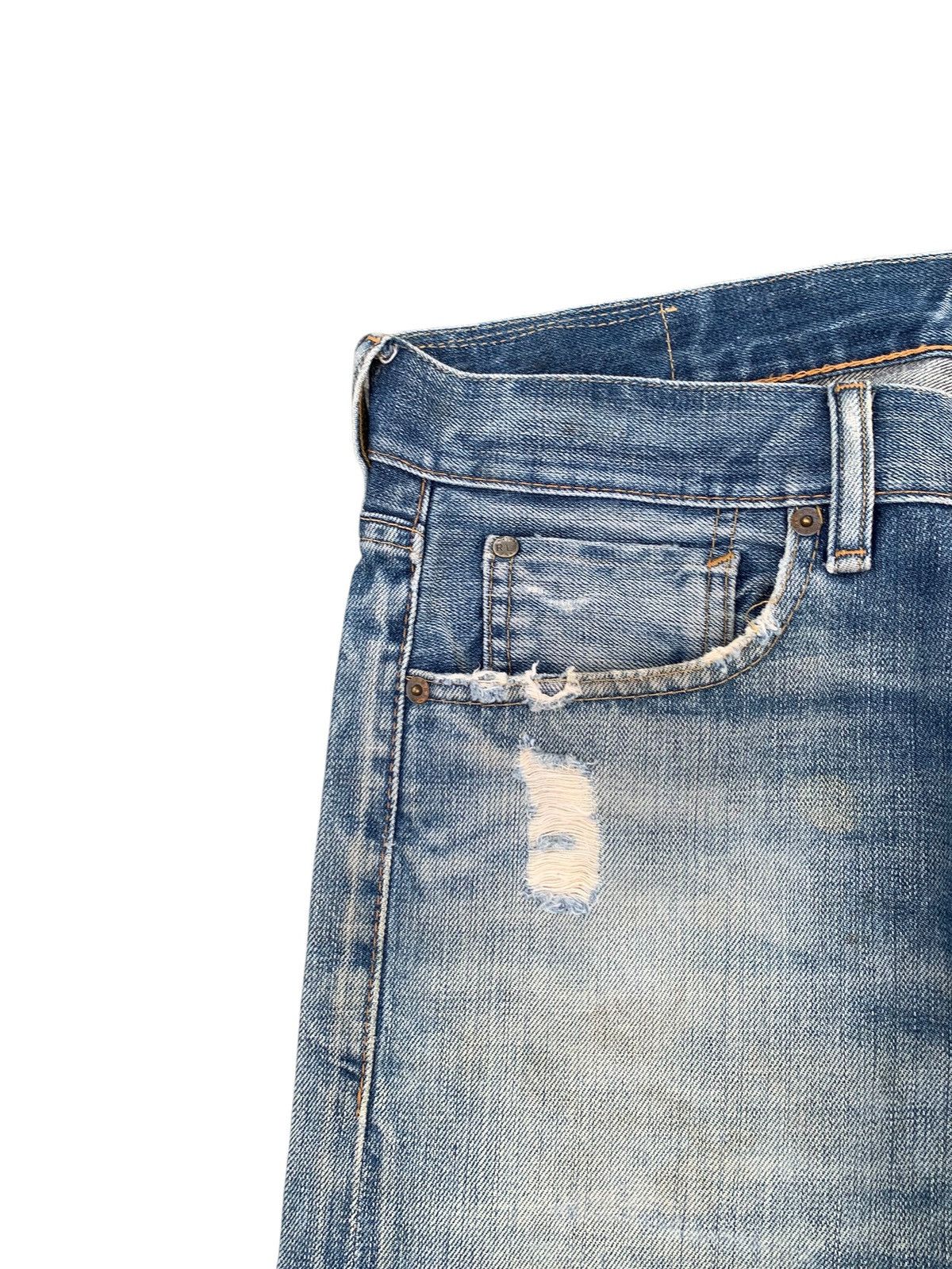 Polo Ralph Lauren DENIM & SUPPLY POLO RALPH LAUREN RL DISTRESSED DENIM Size US 35 - 14 Thumbnail
