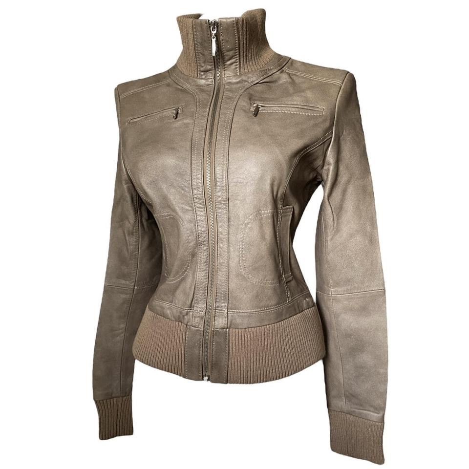 Vintage Vintage archive leather jacket Size S / US 4 / IT 40 - 1 Thumbnail