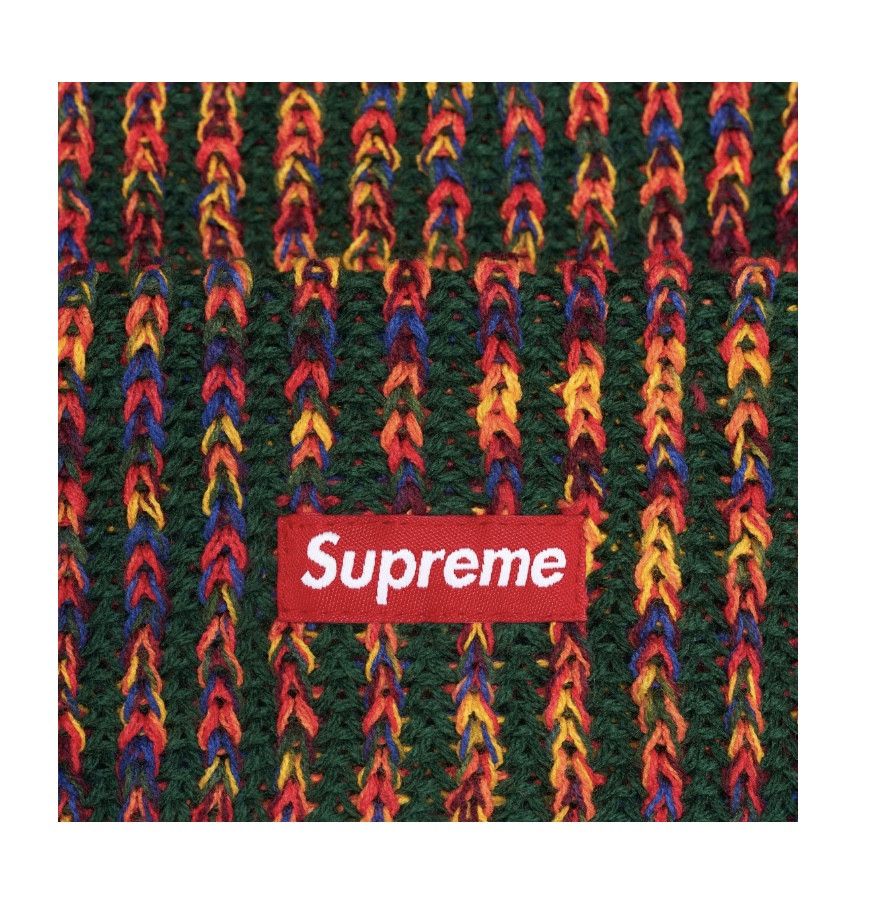 Supreme Supreme FW24 Rainbow Loose Gauge Beanie in Olive Size ONE SIZE - 2 Thumbnail