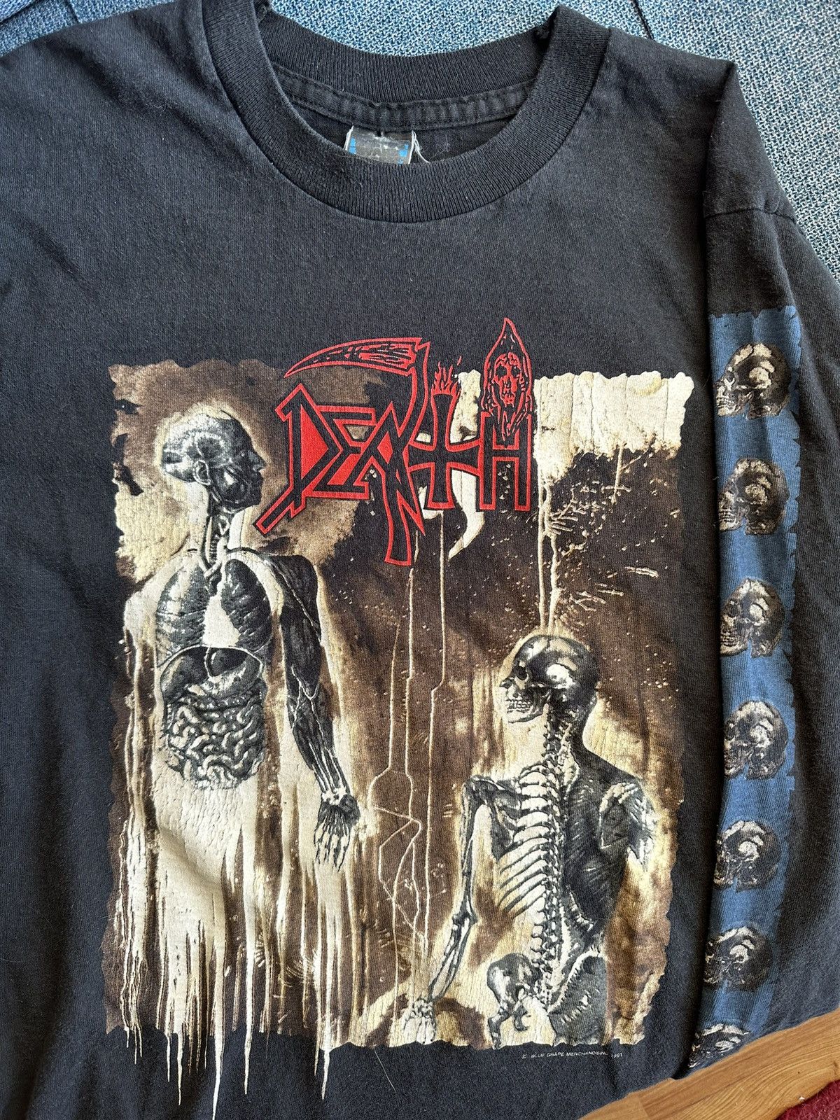 image of Band Tees x Vintage Death Extravaganza Of Europe 1992 in Black, Men's (Size Large)
