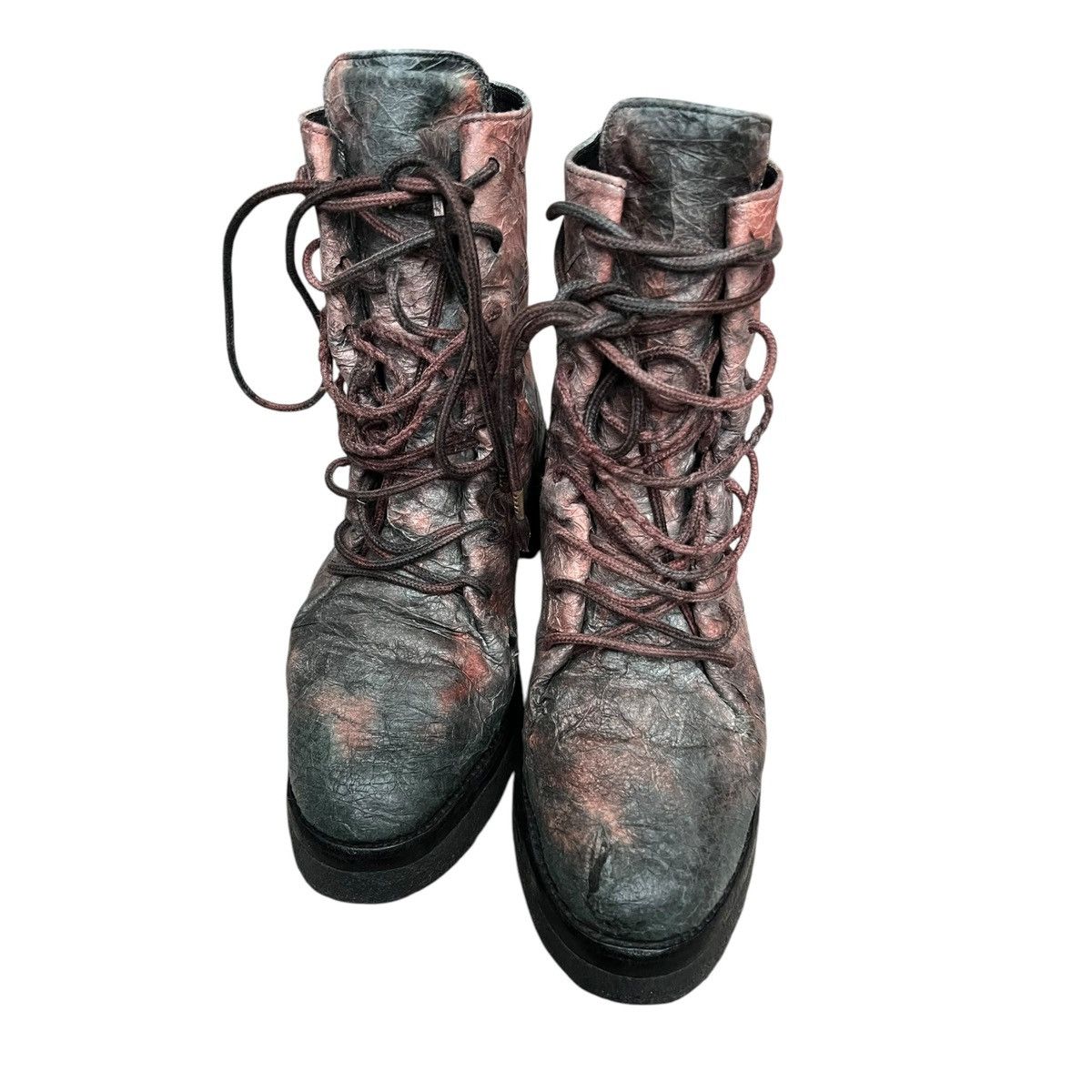 Carol Christian Poell Ccp paper dart combat boots Size US 10 / EU 43 - 3 Thumbnail
