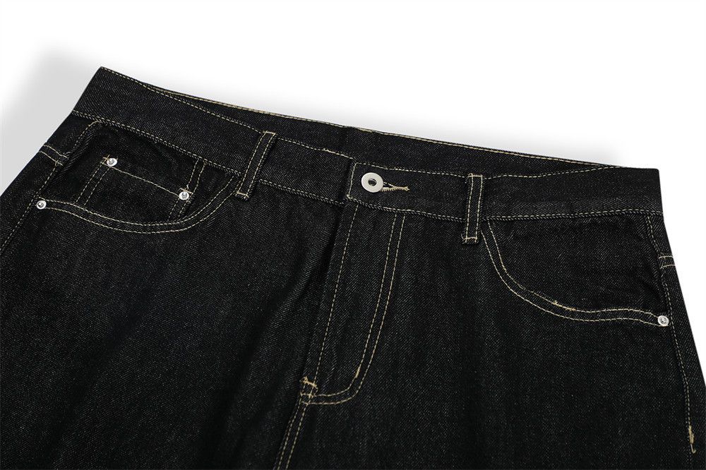 Jean Men's versatile loose casual simple retro jeans Size US 32 / EU 48 - 3 Thumbnail