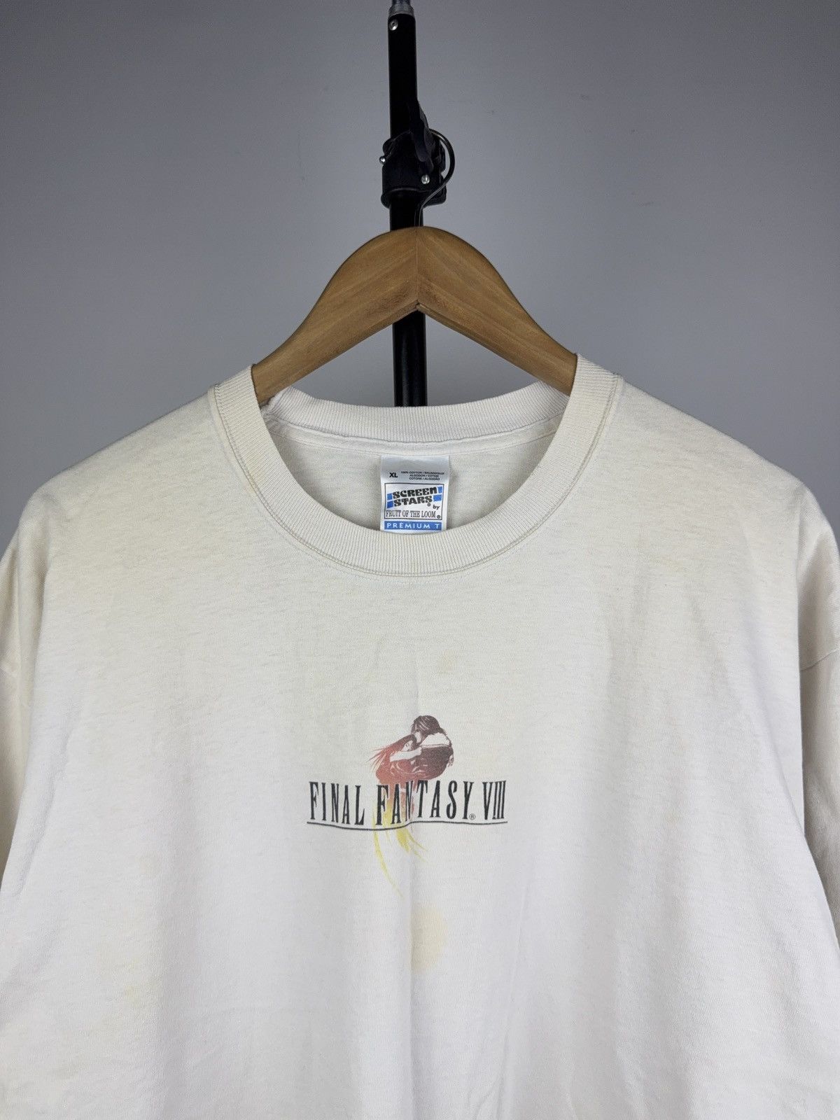 Vintage Vintage 90s Final Fantasy VIII FF8 T Shirt White Size XL Size US XL / EU 56 / 4 - 2 Thumbnail