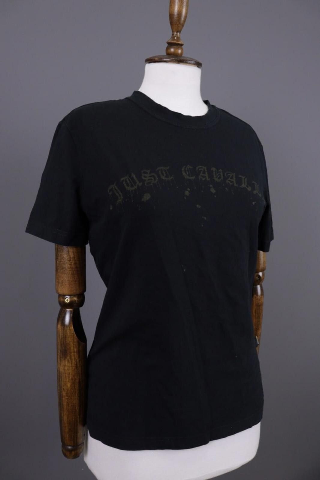 Just Cavalli Just Cavalli Black Big Logo Black T-Shirt Size L Size L / US 10 / IT 46 - 8 Thumbnail