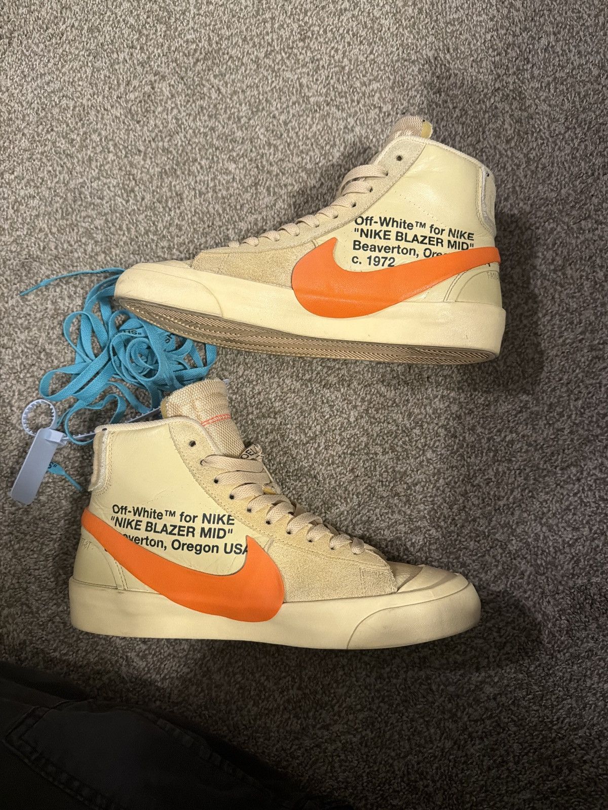 Nike × Off-White Off white nike blazer mid hallows eve Size US 8.5 / EU 41-42 - 3 Thumbnail