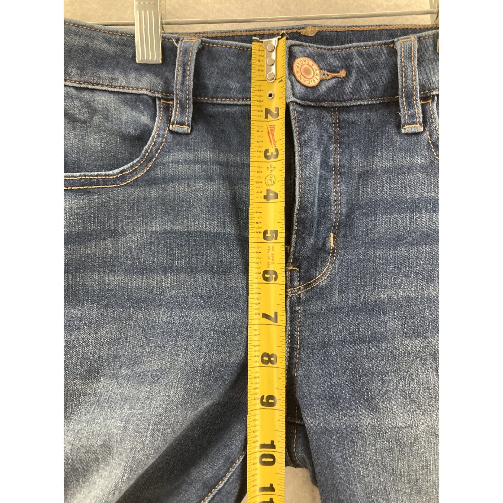 American Eagle Outfitters American Eagle Outfitters Jegging Jeans Size 6 Womens Blue Denim Slim Modern 5-Pocket Design Mid Rise 28x27 XS? Size 28" / US 6 / IT 42 - 5 Thumbnail