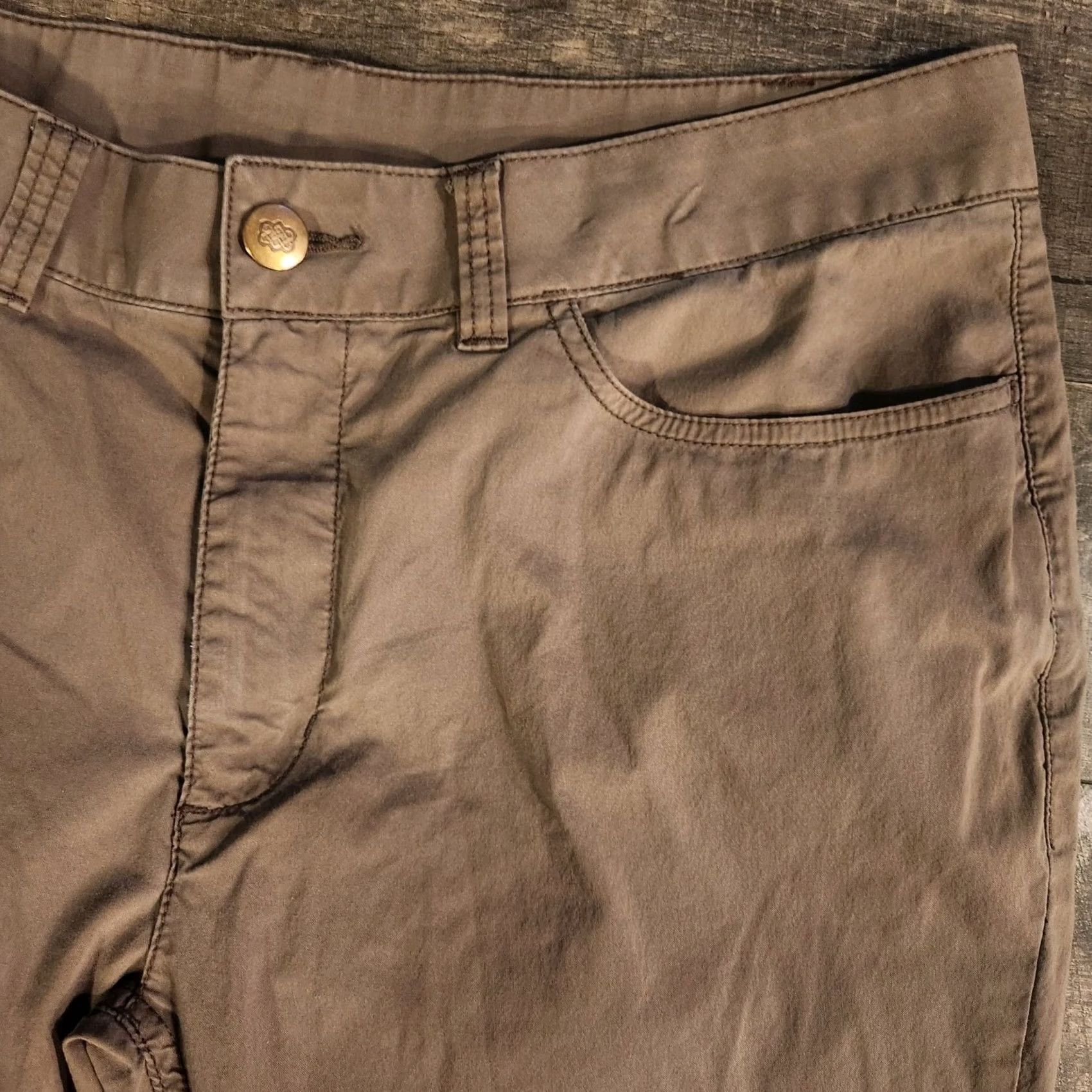 Vintage Sherpa Adventure Gear Pants Mens 36 Beige Performance Stretch Outdoor Hiking Size US 36 / EU 52 - 4 Thumbnail