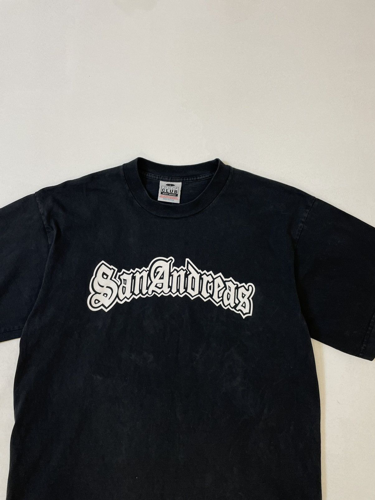 Playstation × Rockstar Games × Vintage Vintage 2004 GTA San Andreas Promo T-Shirt Made in USA - L Size US L / EU 52-54 / 3 - 3 Thumbnail