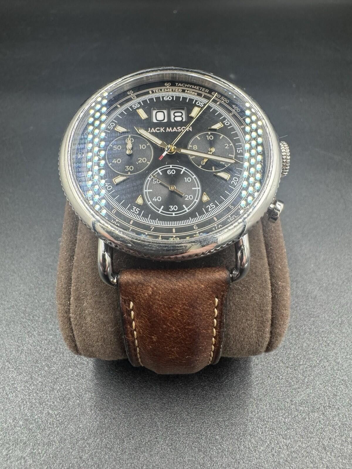 Other Jack Mason Watch - Avigator Multi-Scale JM-A602-001 Black Di Size ONE SIZE - 7 Thumbnail
