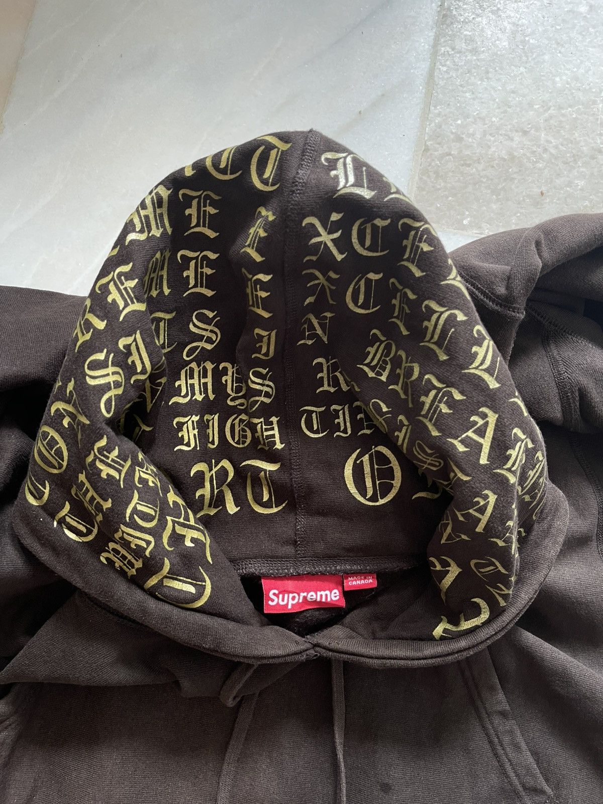 Supreme 2005 Supreme Sun Tzu Old Script Hoodie Size US XL / EU 56 / 4 - 11 Thumbnail