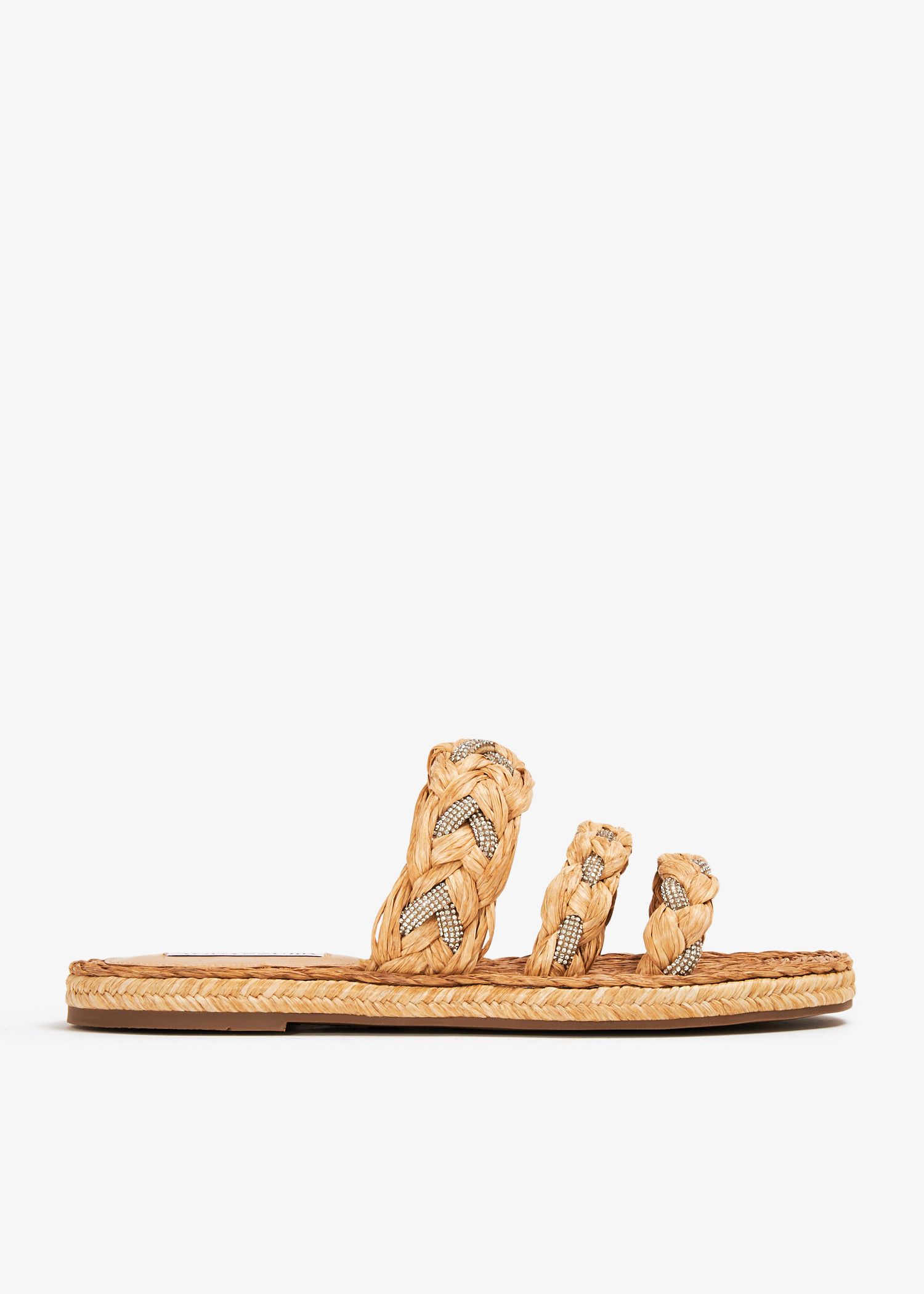 Aquazzura o1s22i1n0125 Costiera Espadrille Sandals in Beige Size US 8 / IT 38 - 1 Thumbnail