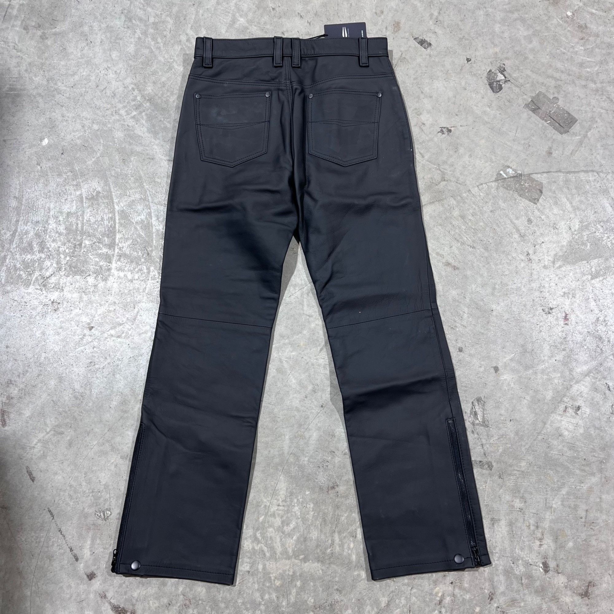 Harley Davidson $895 NWT HARLEY DAVIDSON MEN'S LEATHER JEANS 34 Size US 34 / EU 50 - 8 Thumbnail